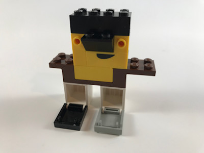 Photograph of LEGO creation "Banana Bot"
