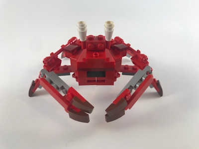 Photograph of LEGO creation "Mechno-Techno Crab"