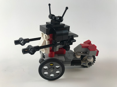 Photograph of LEGO creation "Lil Gunny"
