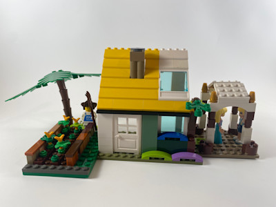 Photograph of LEGO creation "Getting Married"