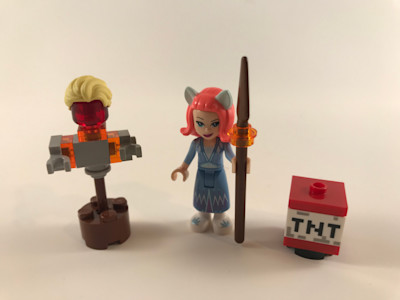 Photograph of LEGO creation "Fire Elsa"