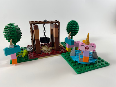 Photograph of LEGO creation "Unikitty Family Playground"