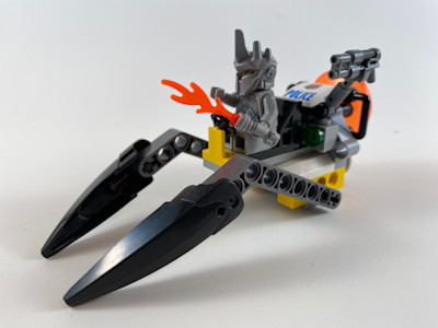 Photograph of LEGO creation "Police Dicer Speeder"
