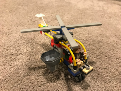 Photograph of LEGO creation "Gyrocopter"