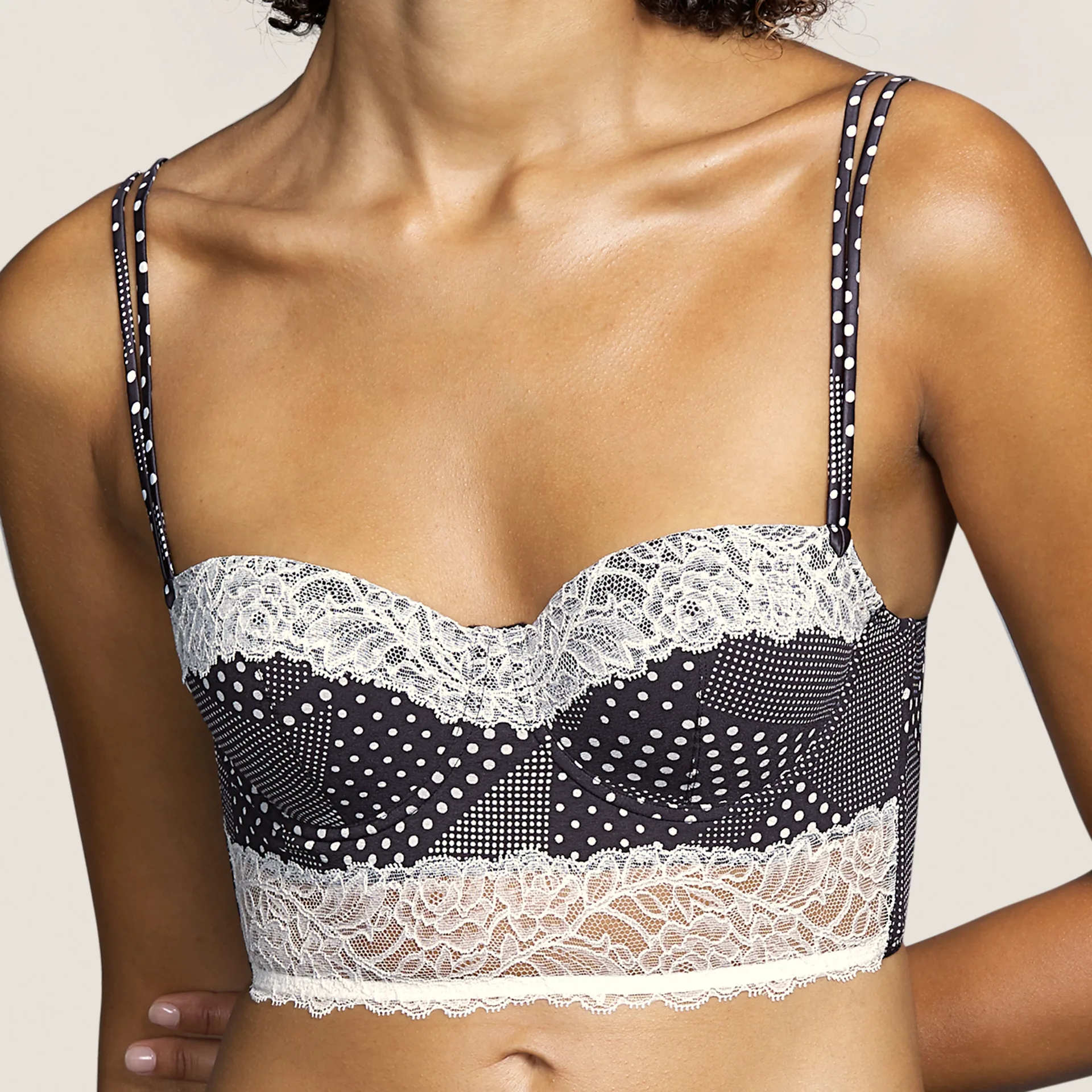 Balconette bra in black - ONLINE EXCLUSIVE