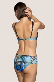 Andres Sarda Swimwear MAHONY blue Swimsuit boat neck remov. pads