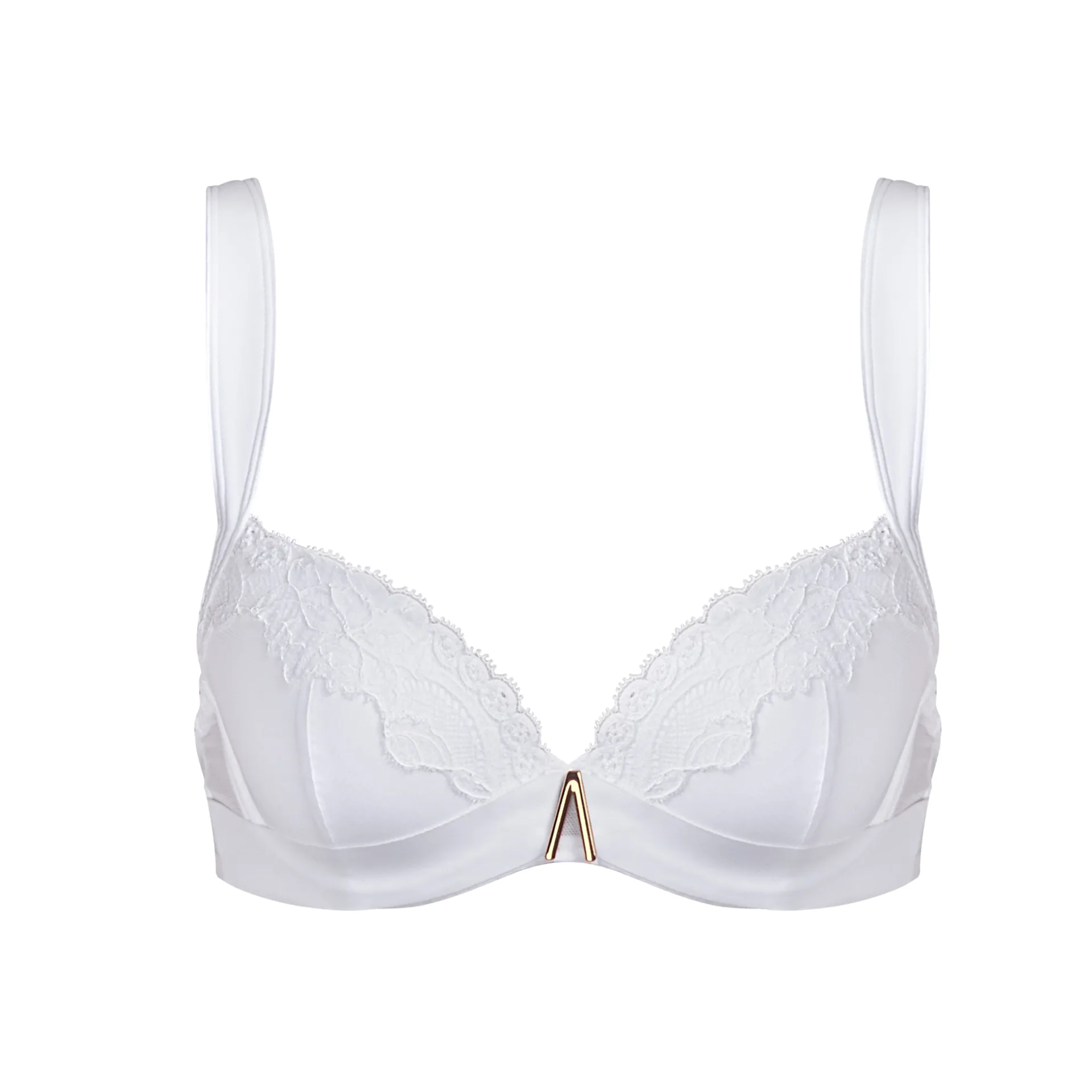 Andres Sarda DION white full cup bra wireless