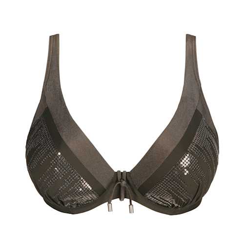 plunge bikini halve mousse cup