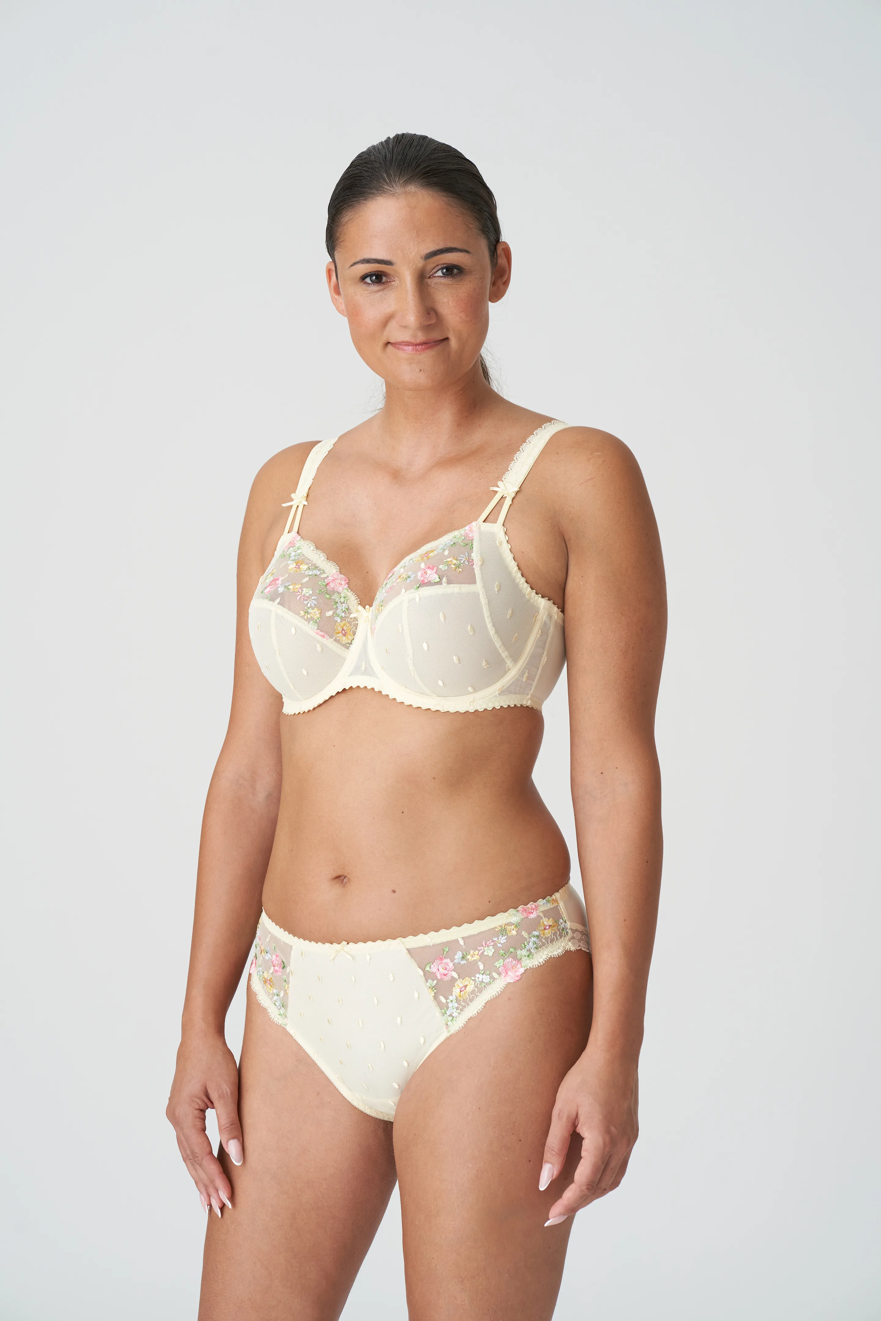 C Cup Bras in Cotton, Lace & Tulle