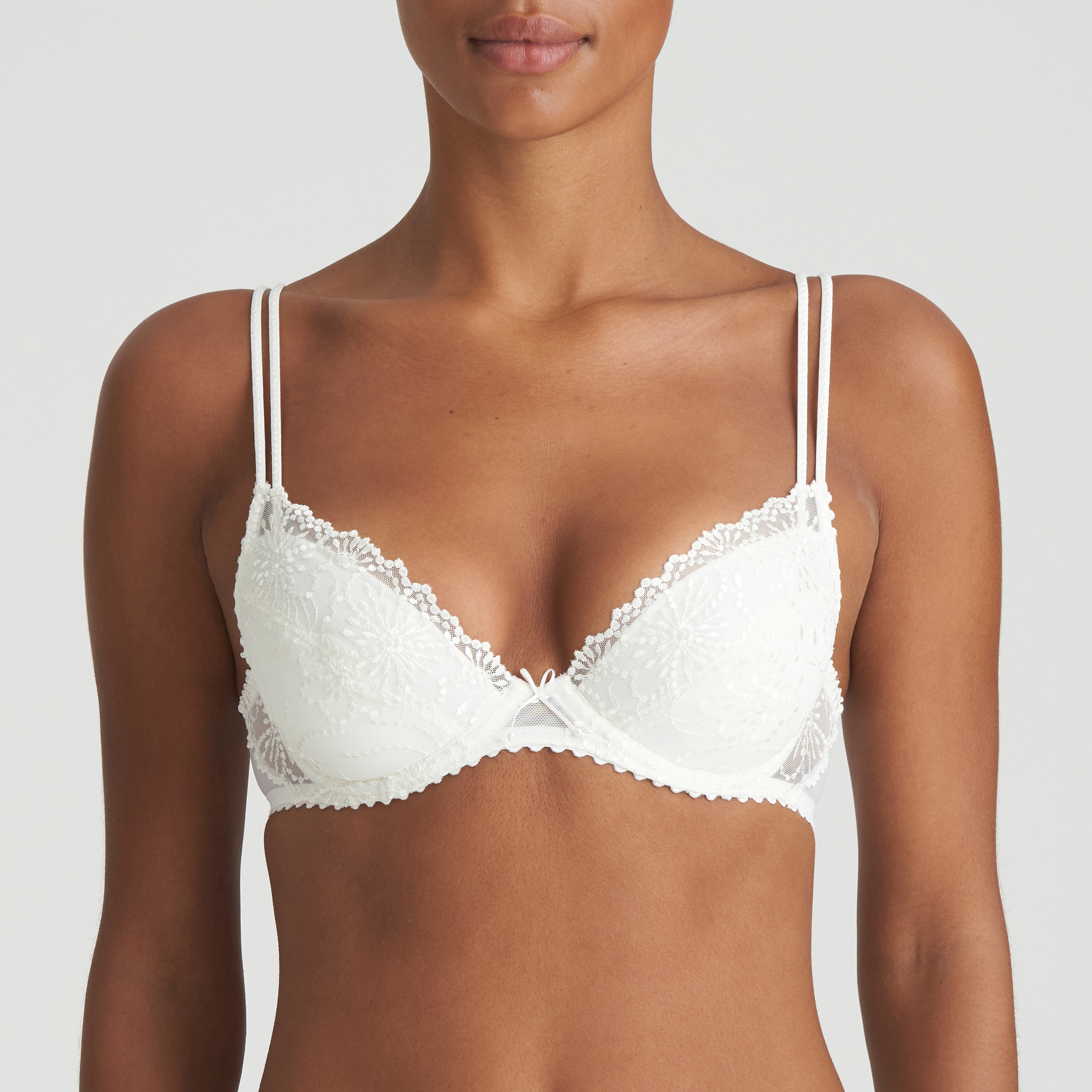 Marie Jo Jane Push Up Bra With Removable Pads in Pale Peach A-E