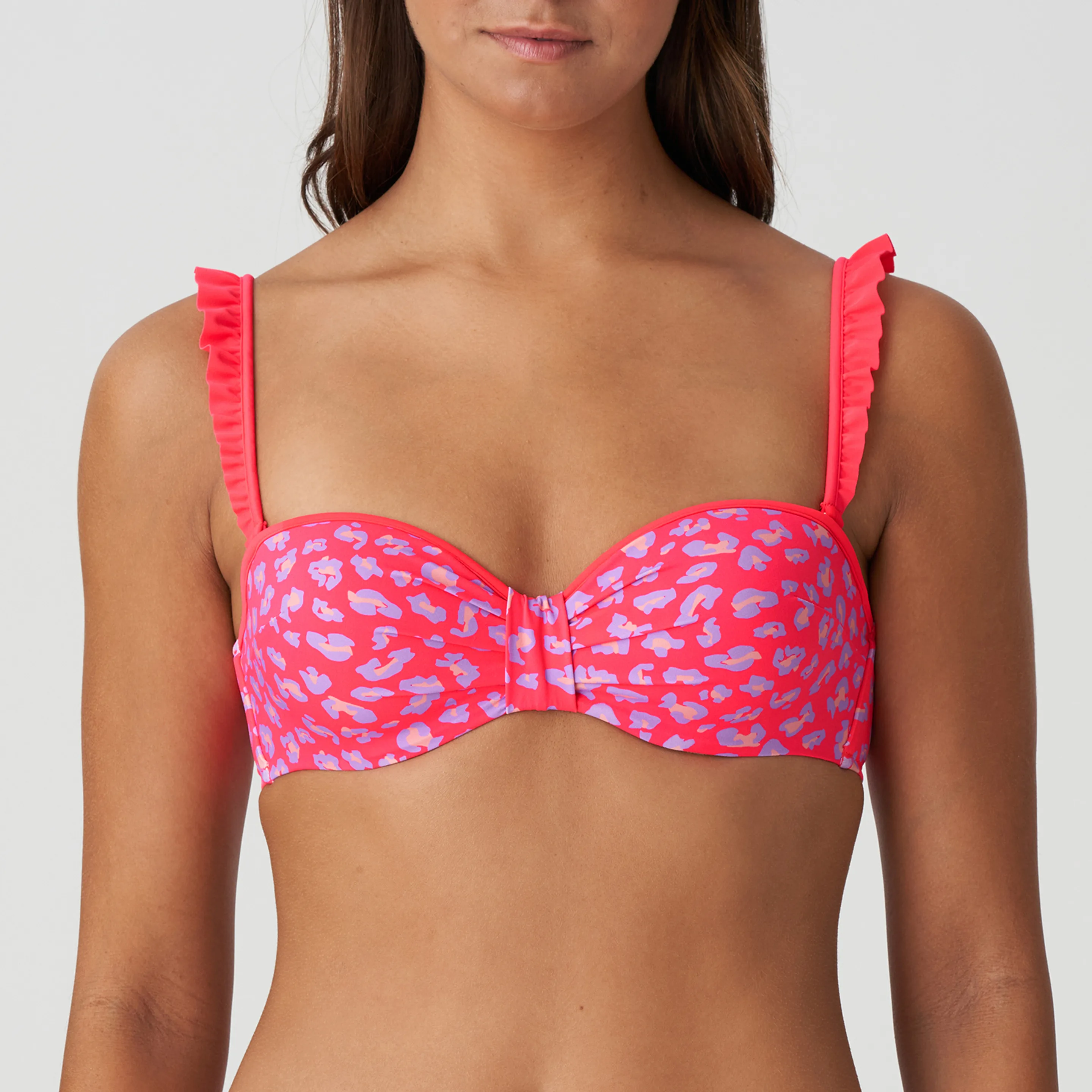 Kers Verzadigen Kast Marie Jo Swim La Gomera Deep Sea Coral voorgevormde bikini strapless |  Lincherie