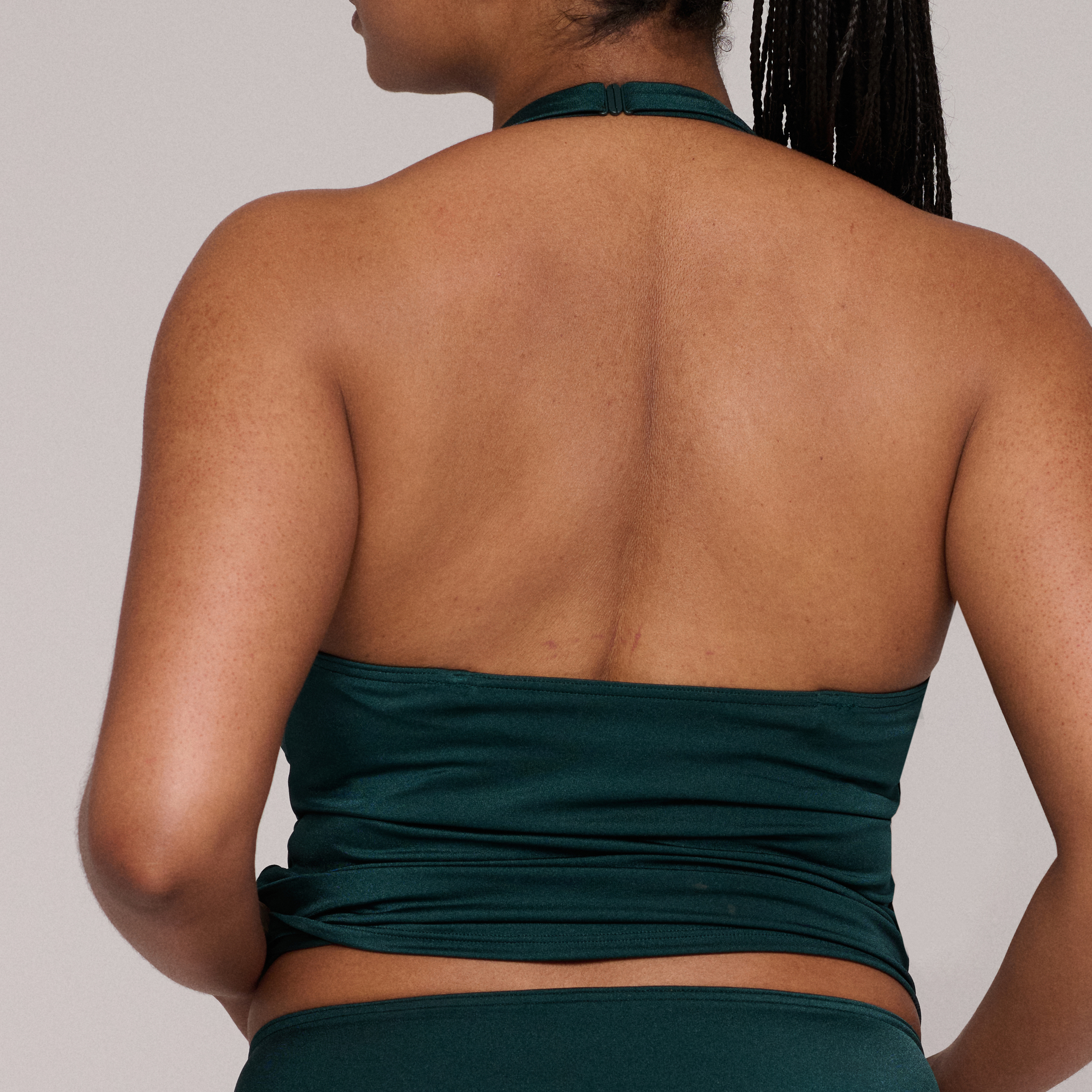 【即発送】THEREDTHREAD S othello swimwear Primadonna Swim MANGALORE jewel green Tankini top | Primadonna