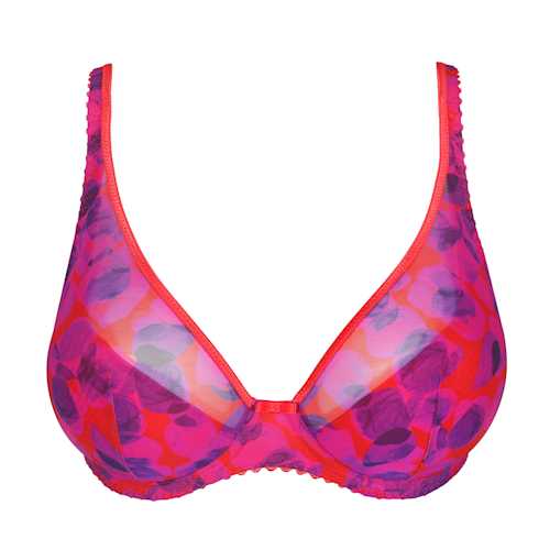 half padded plunge bra