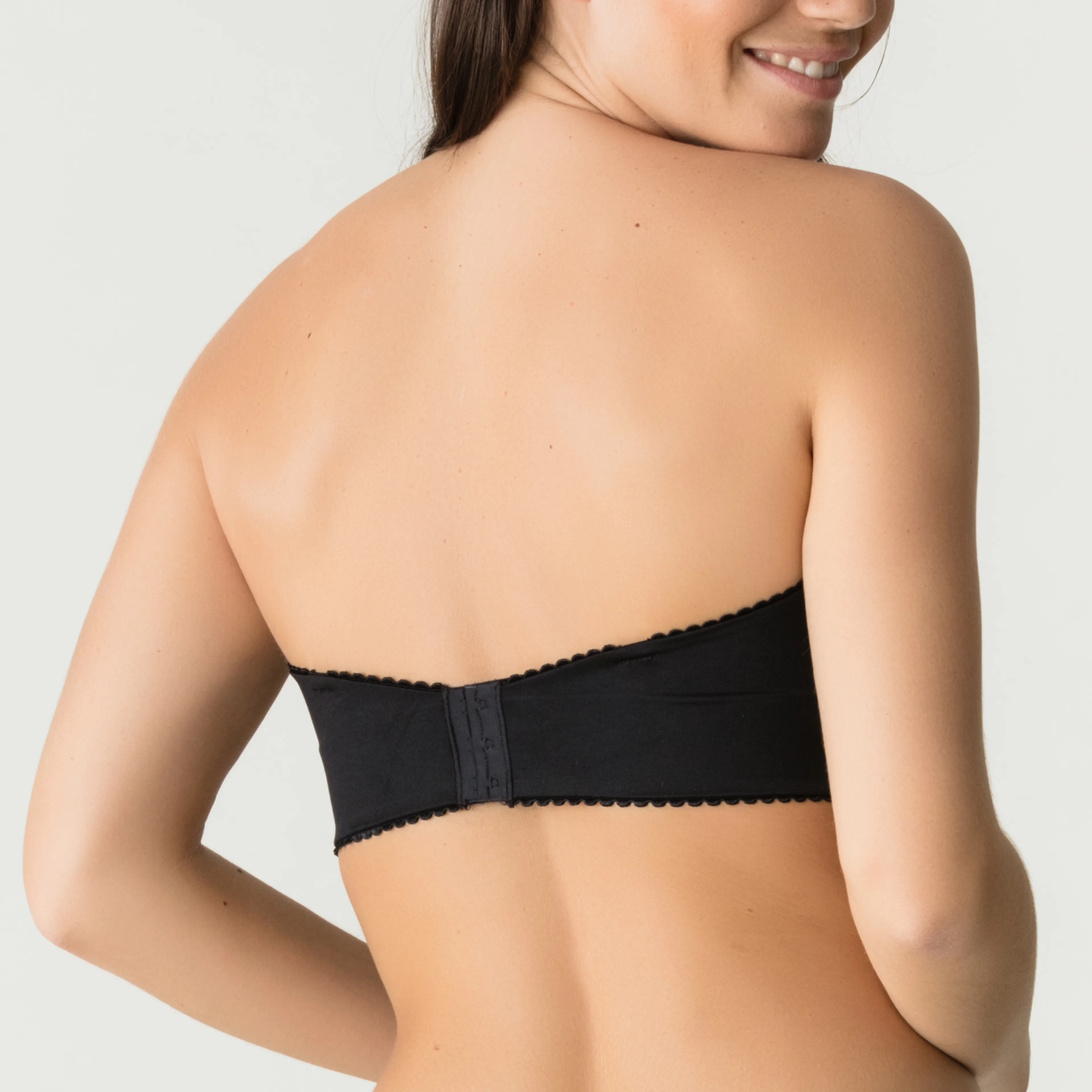 PrimaDonna DIVINE black padded bra - strapless