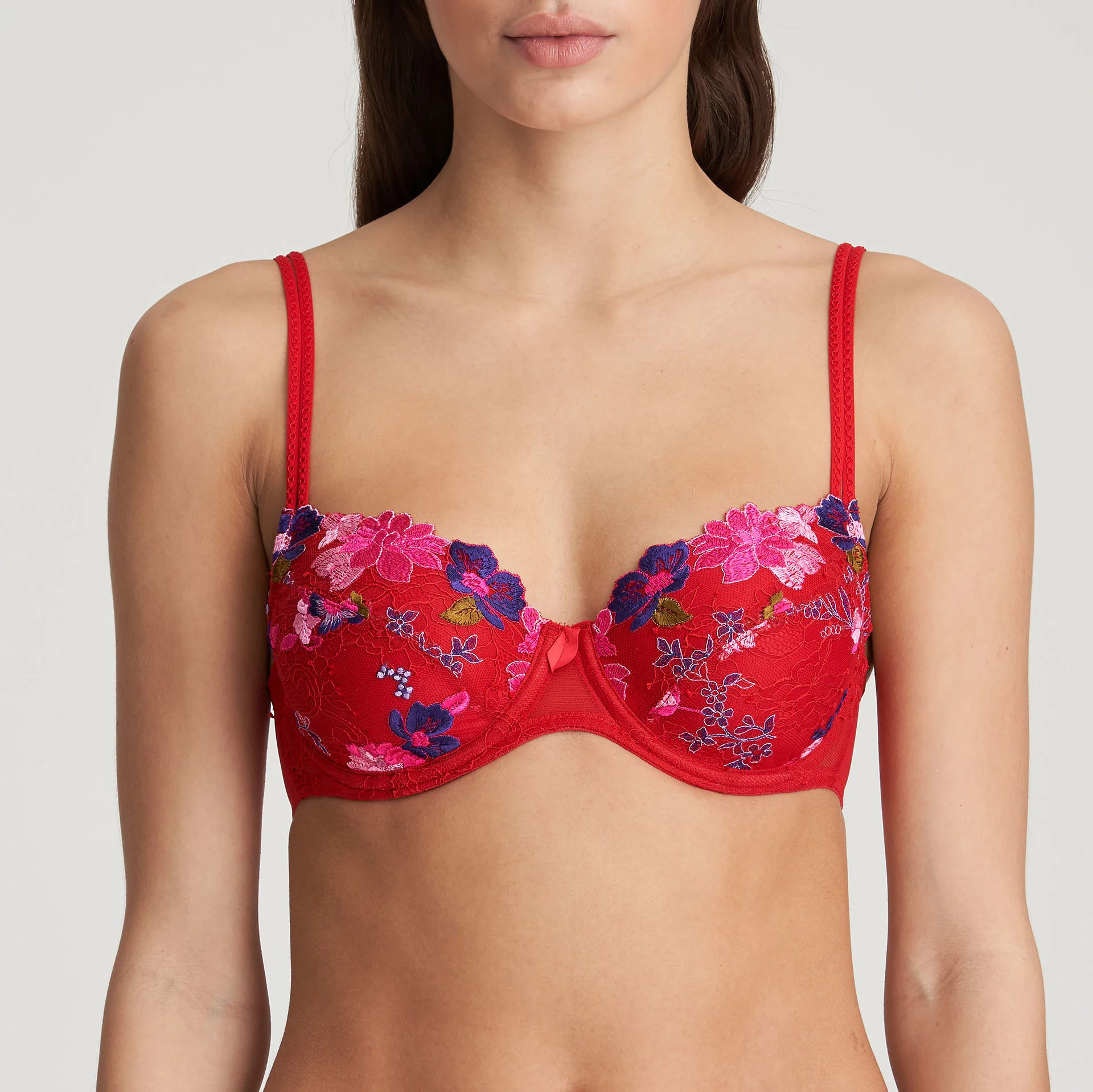 Marie Jo Judith Red Padded Bra Balcony