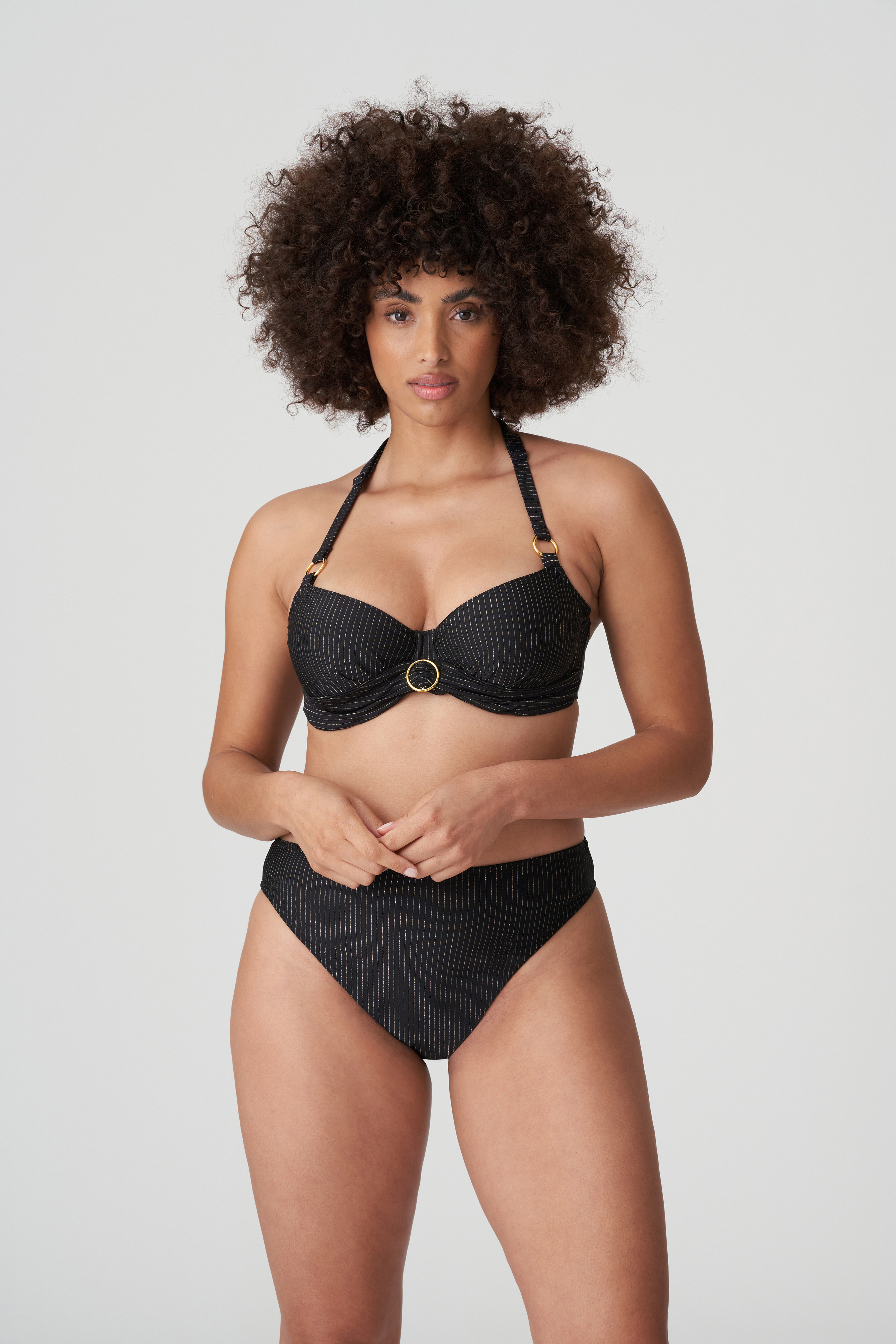 PrimaDonna Swim SAHARA Black full cup bikini top