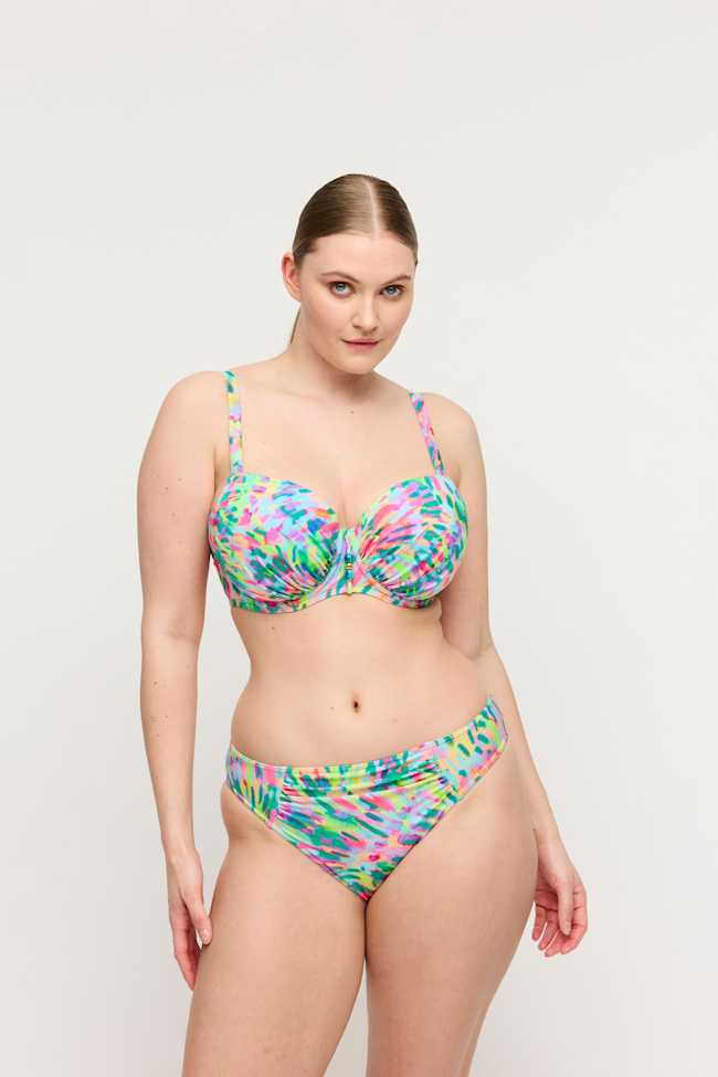 padded balcony bikini top