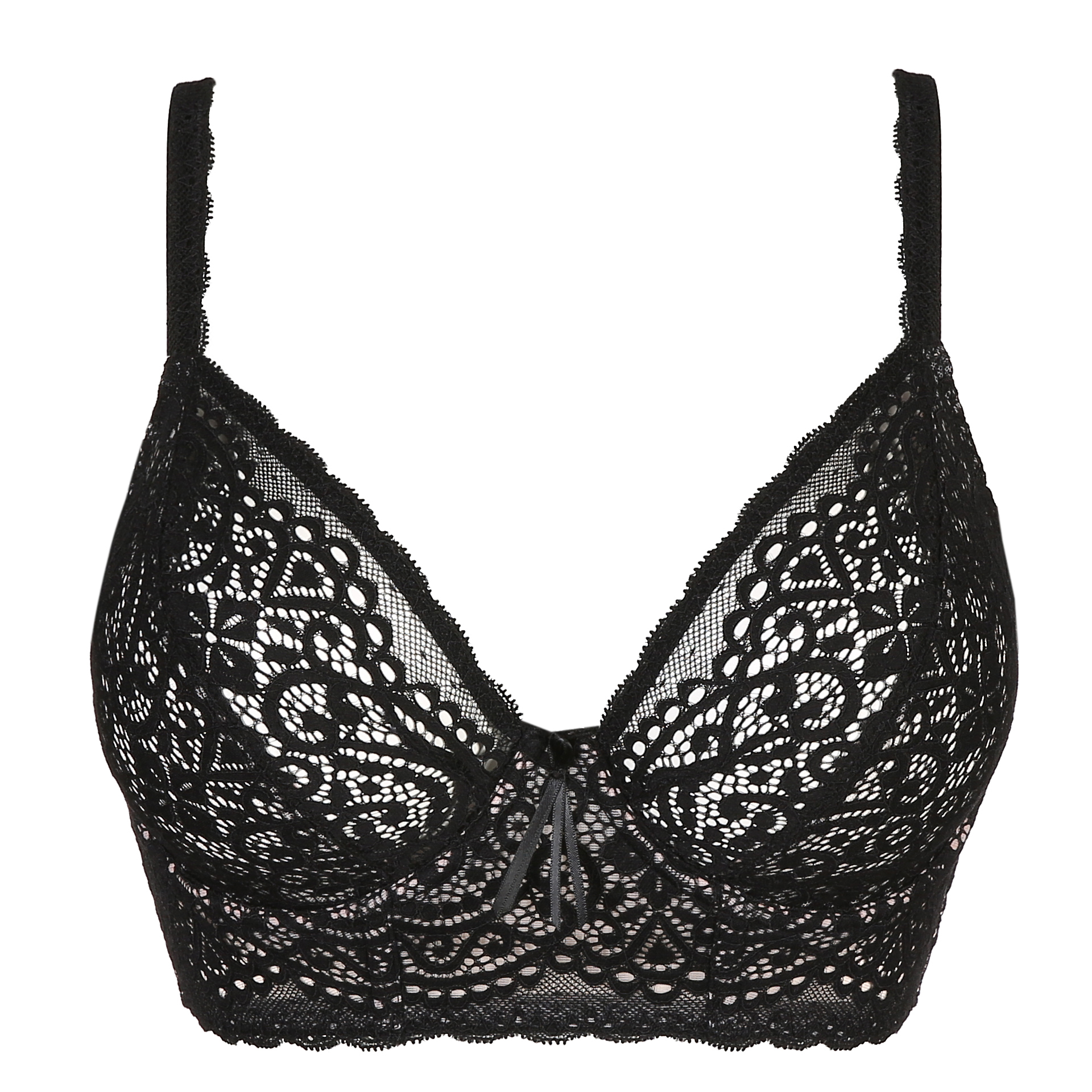PrimaDonna Twist I DO black plunge bra longline | Primadonna