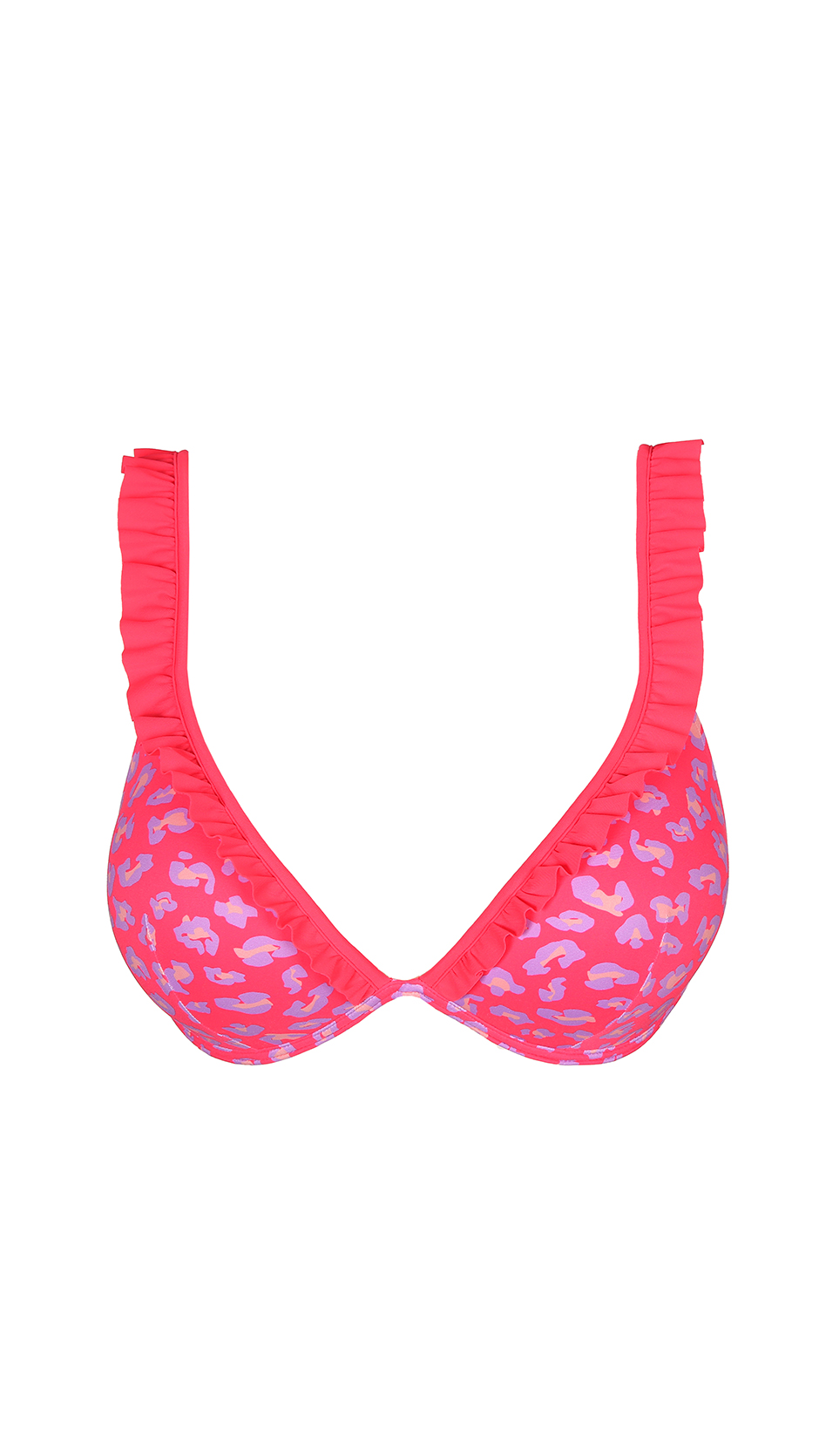 Marie Jo Swim LA GOMERA Deep Sea Coral padded bikini top heartshape