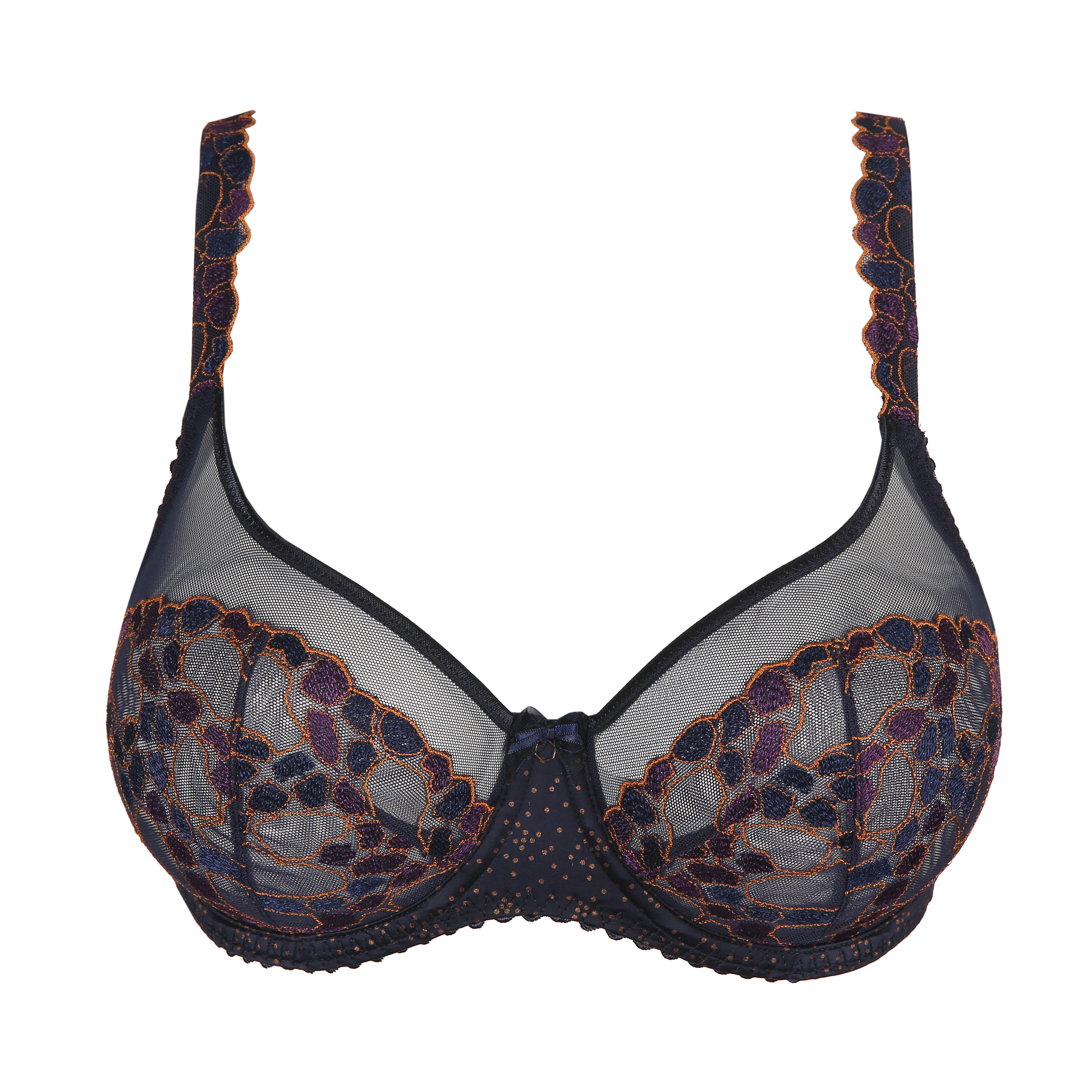 PrimaDonna Hyde Park Full Cup Velvet Blue Bra - UK Sizes