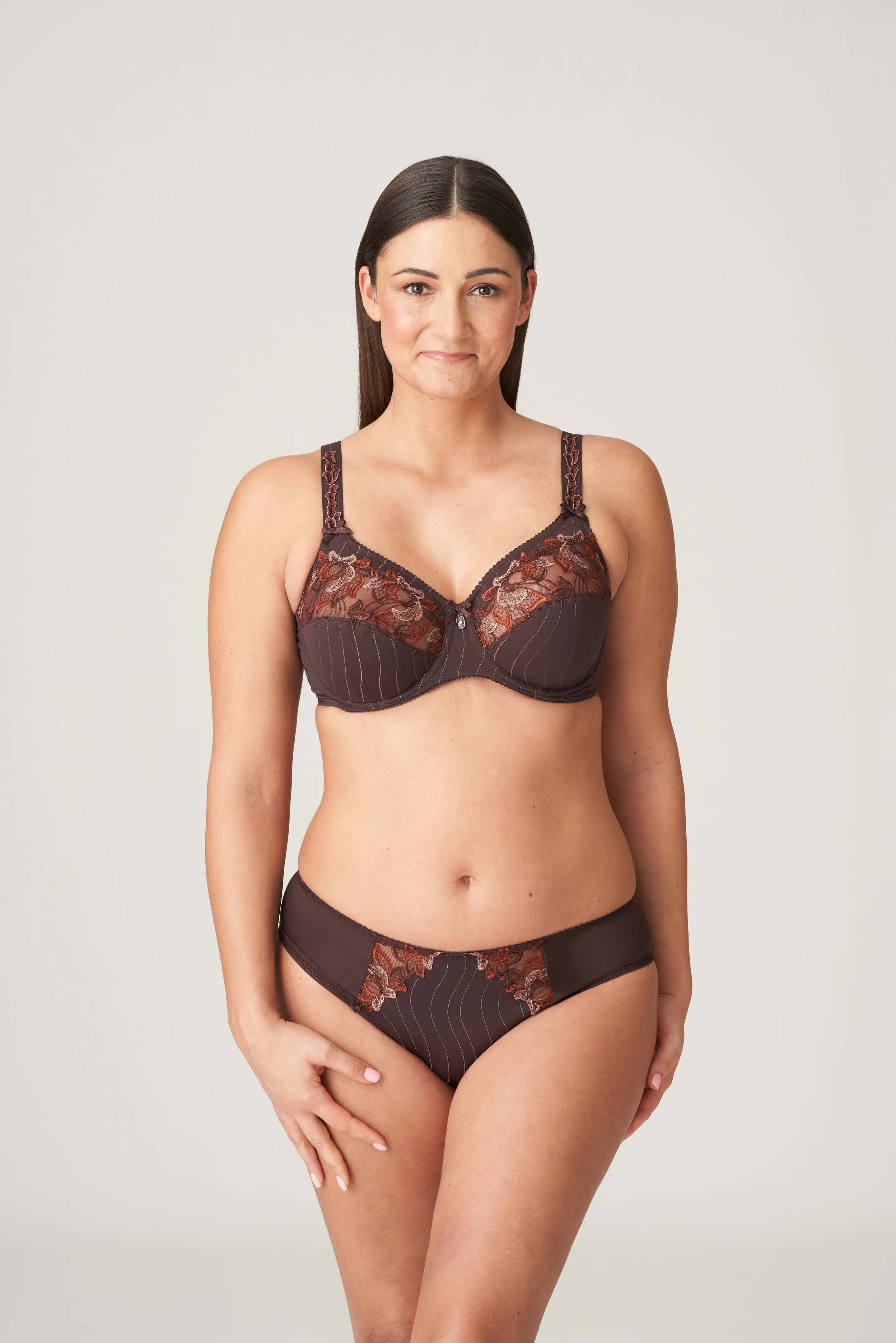 Aviana All-Over Lace Full Support Softcup Bra - In the Mood Intimates -  Softcup Full Figure Bra