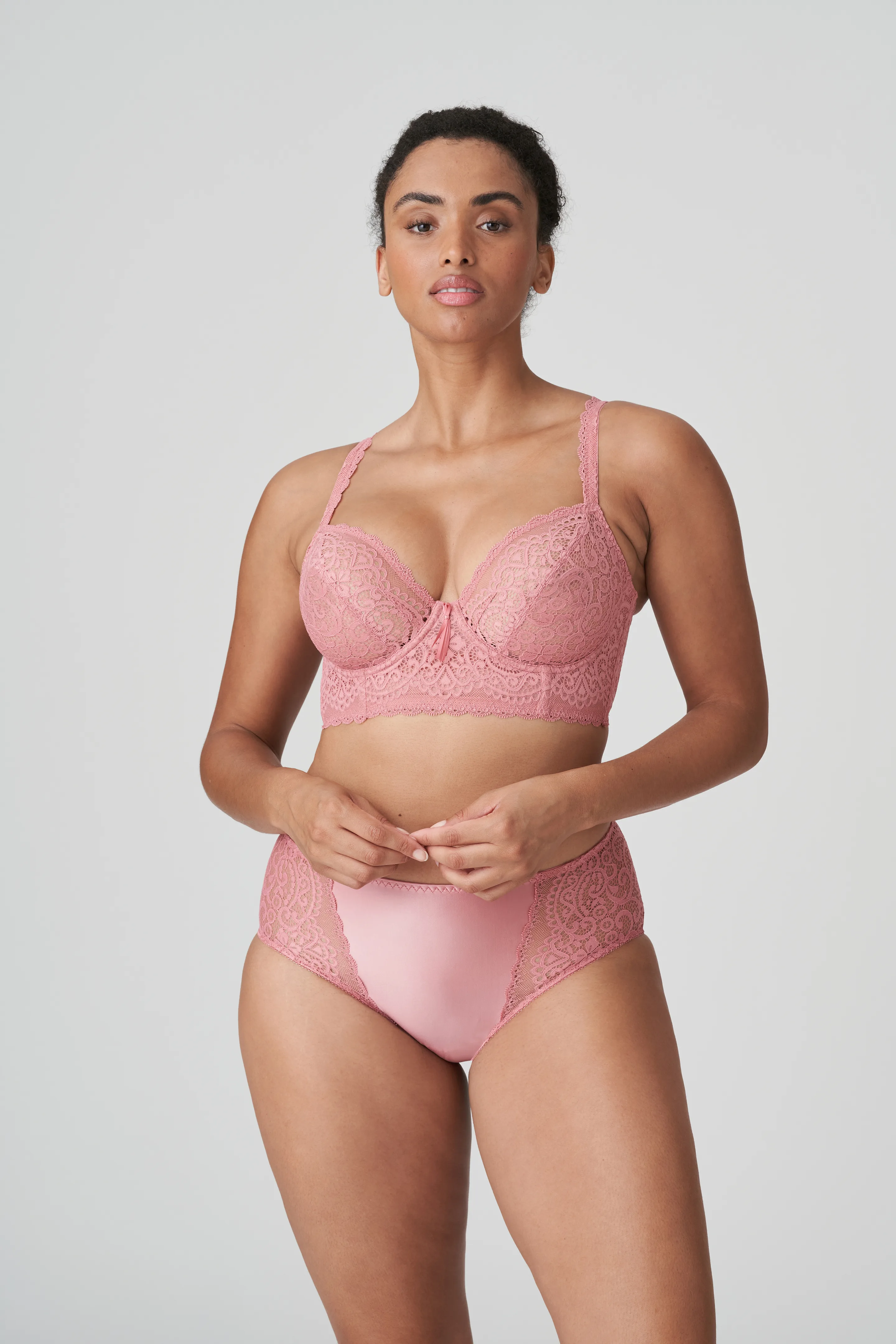 Peony Dreams longline bra