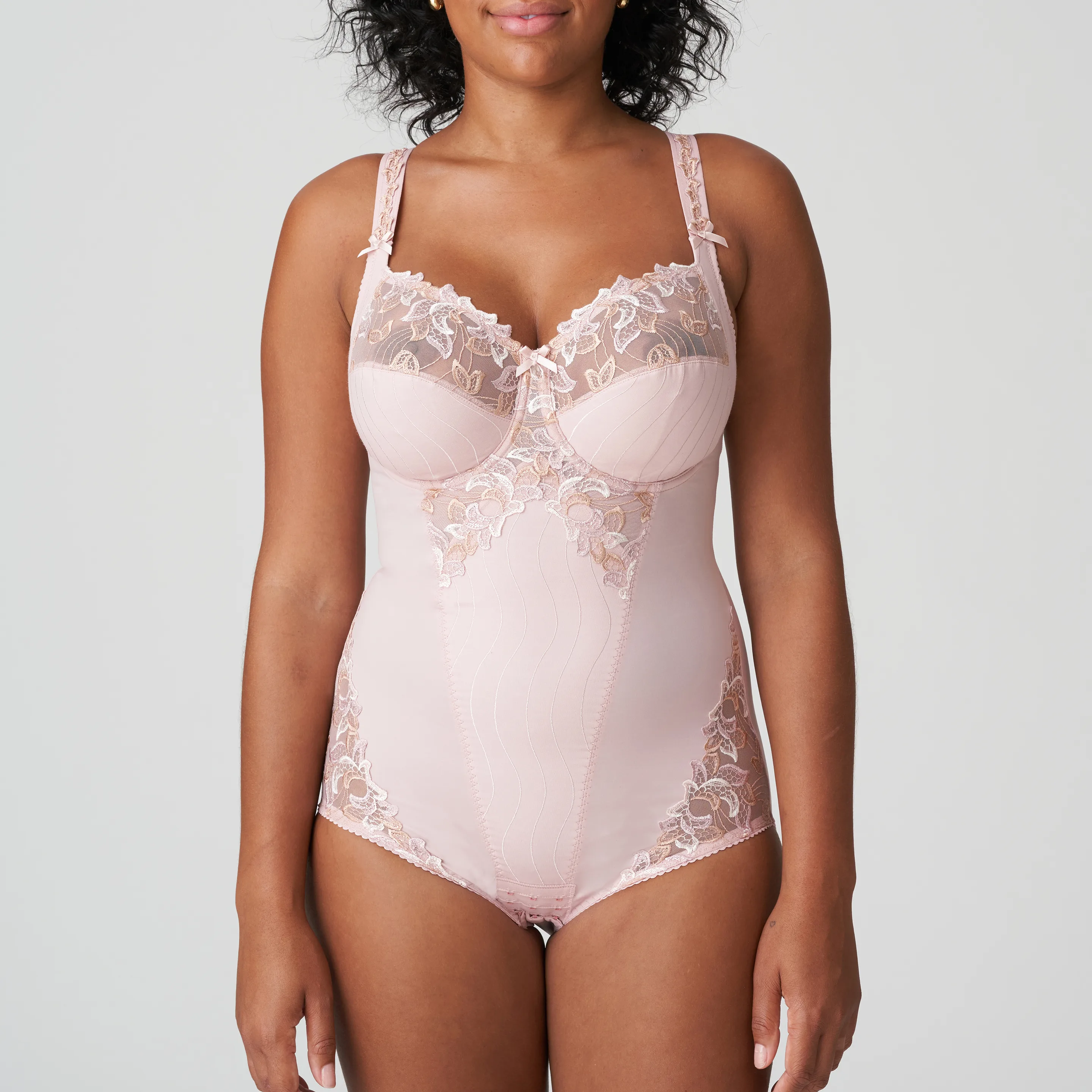 Vicanie's The Bra Fitting Specialists - If you thought the bodysuit from  this Prima Donna group was stunning, your eyes won't believe this bra.  Delicate lace swirls around a supportive cup. The
