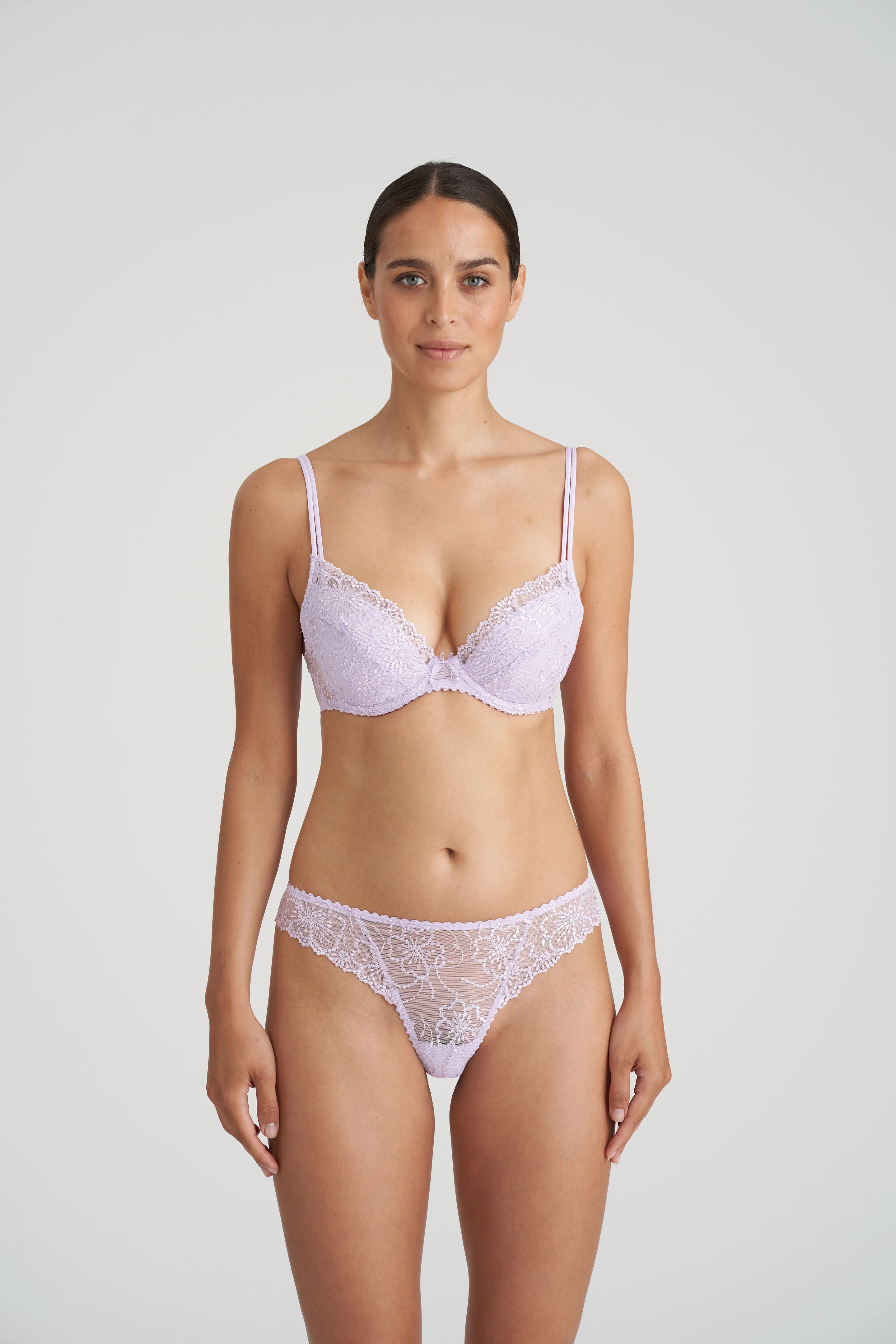 Marie Jo JANE Pastel Lavender push-up bra removable pads