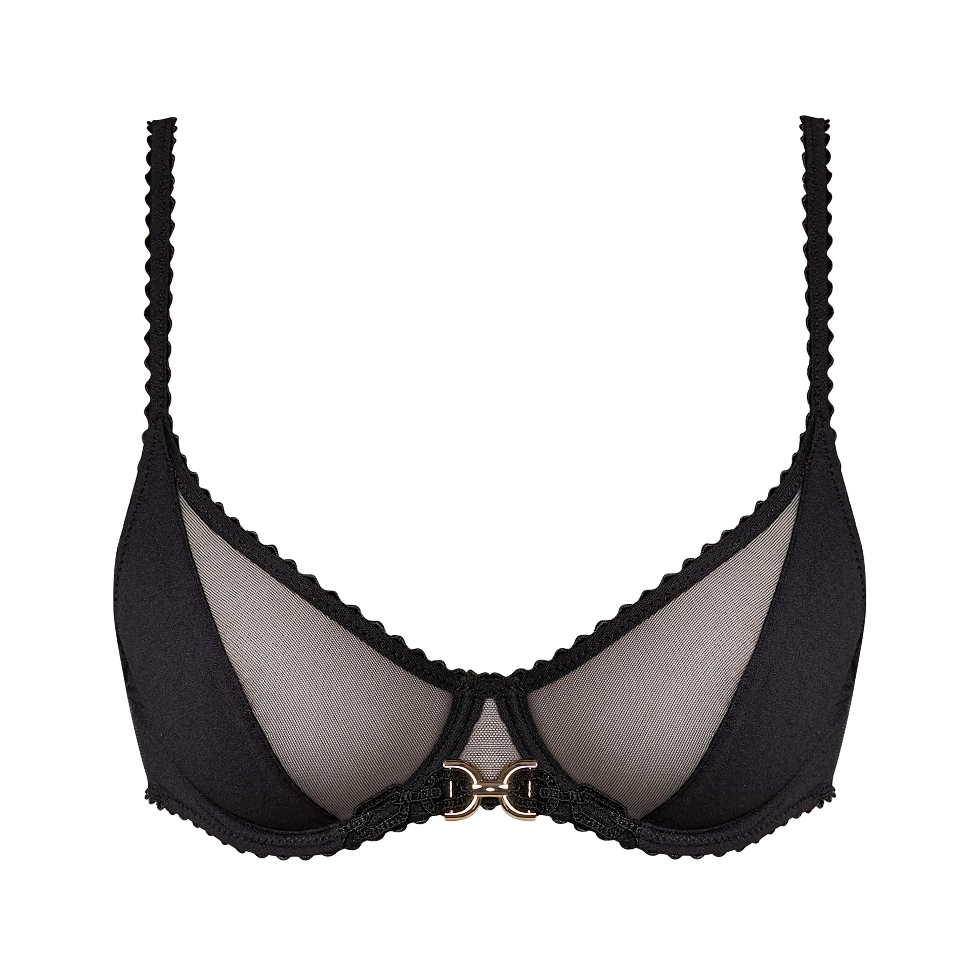 Black wired bra- Andres sarda Sales- Black Lace Lingerie- Unas1 - Wired Bra  d, e cup- Oxford