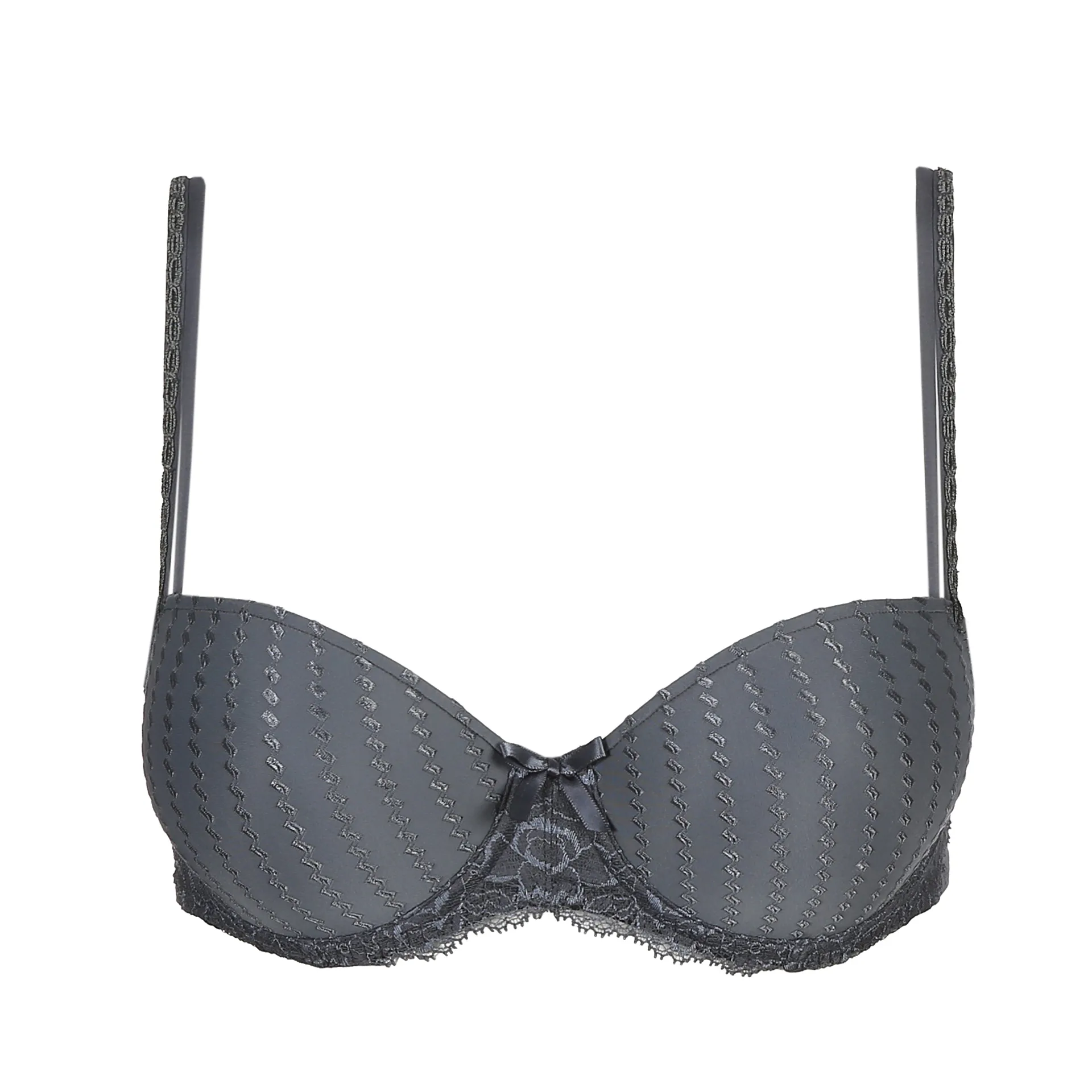 Black Non Padded Underwired Bra Beautiful Lace and Satin SHOP