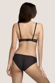 Andres Sarda GINGER black push-up bra removable pads