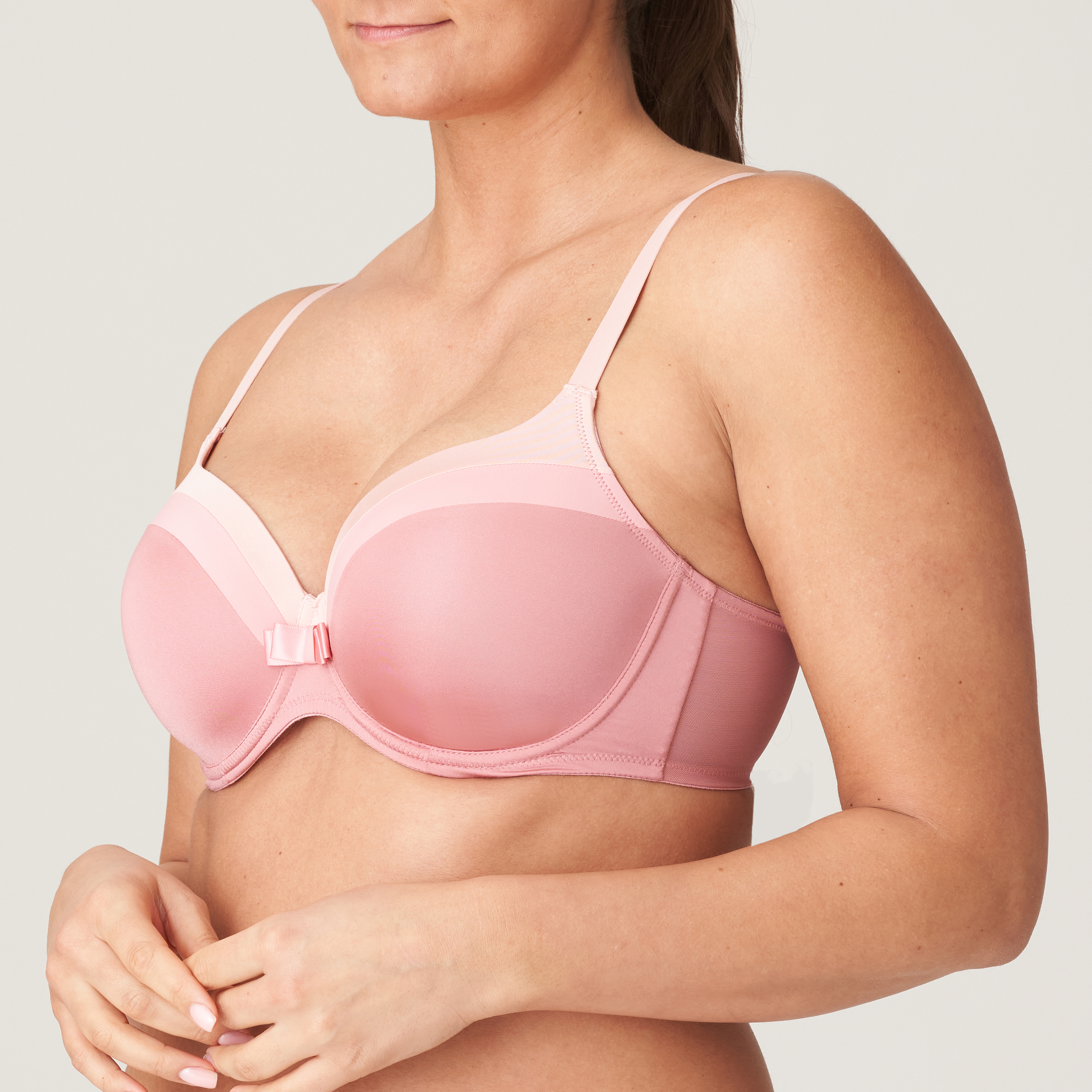 Ballerina pink invisible padded bra Dim Generous Limited