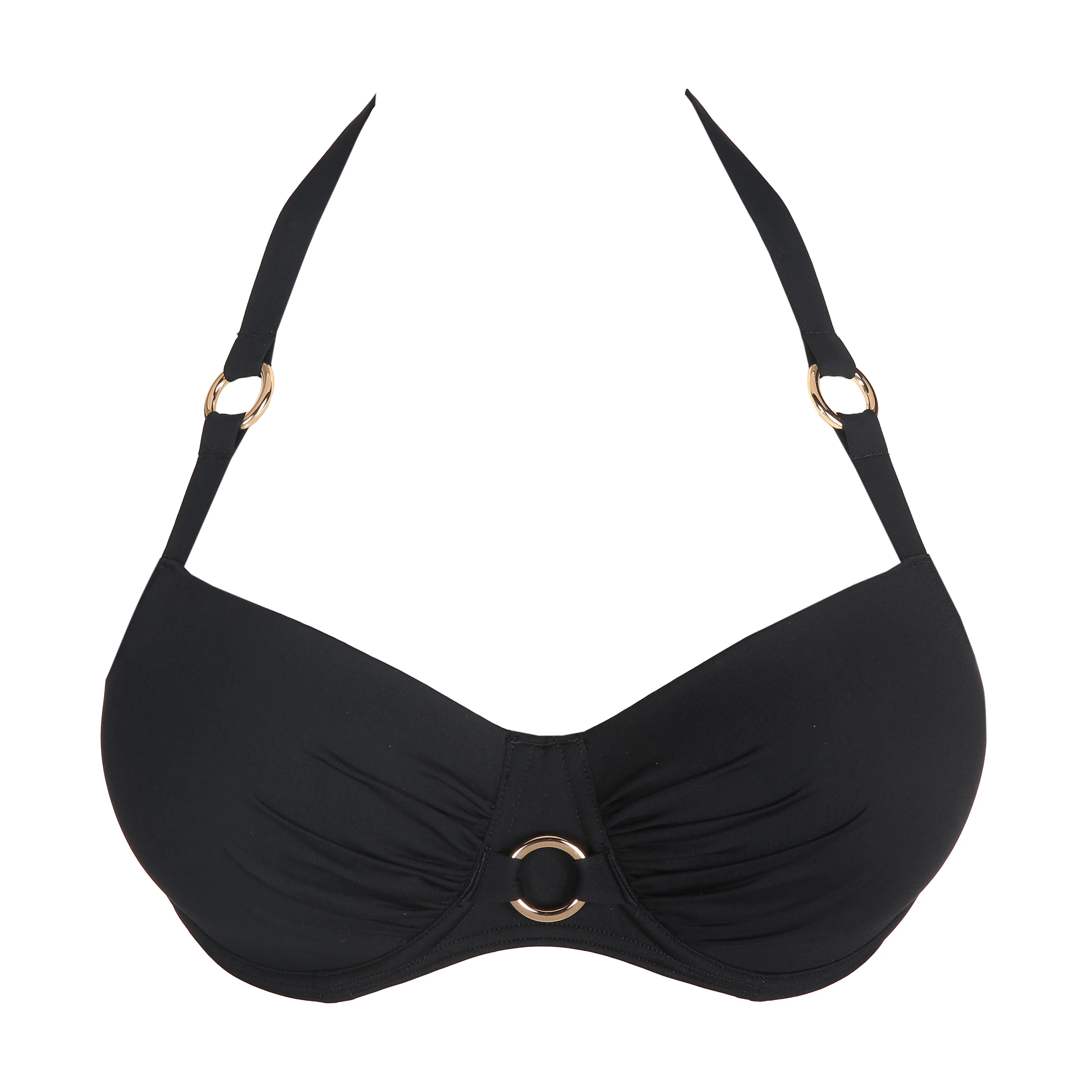 PrimaDonna Swim Damietta Black Padded Strapless Bikini Top