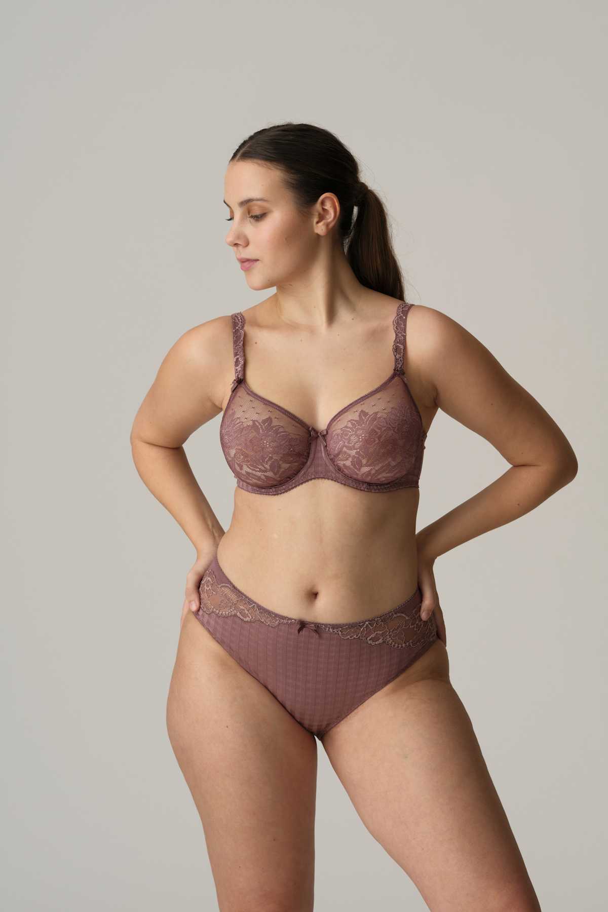 Non Padded Full Cup Seamless Madison Lace Bra main image 1