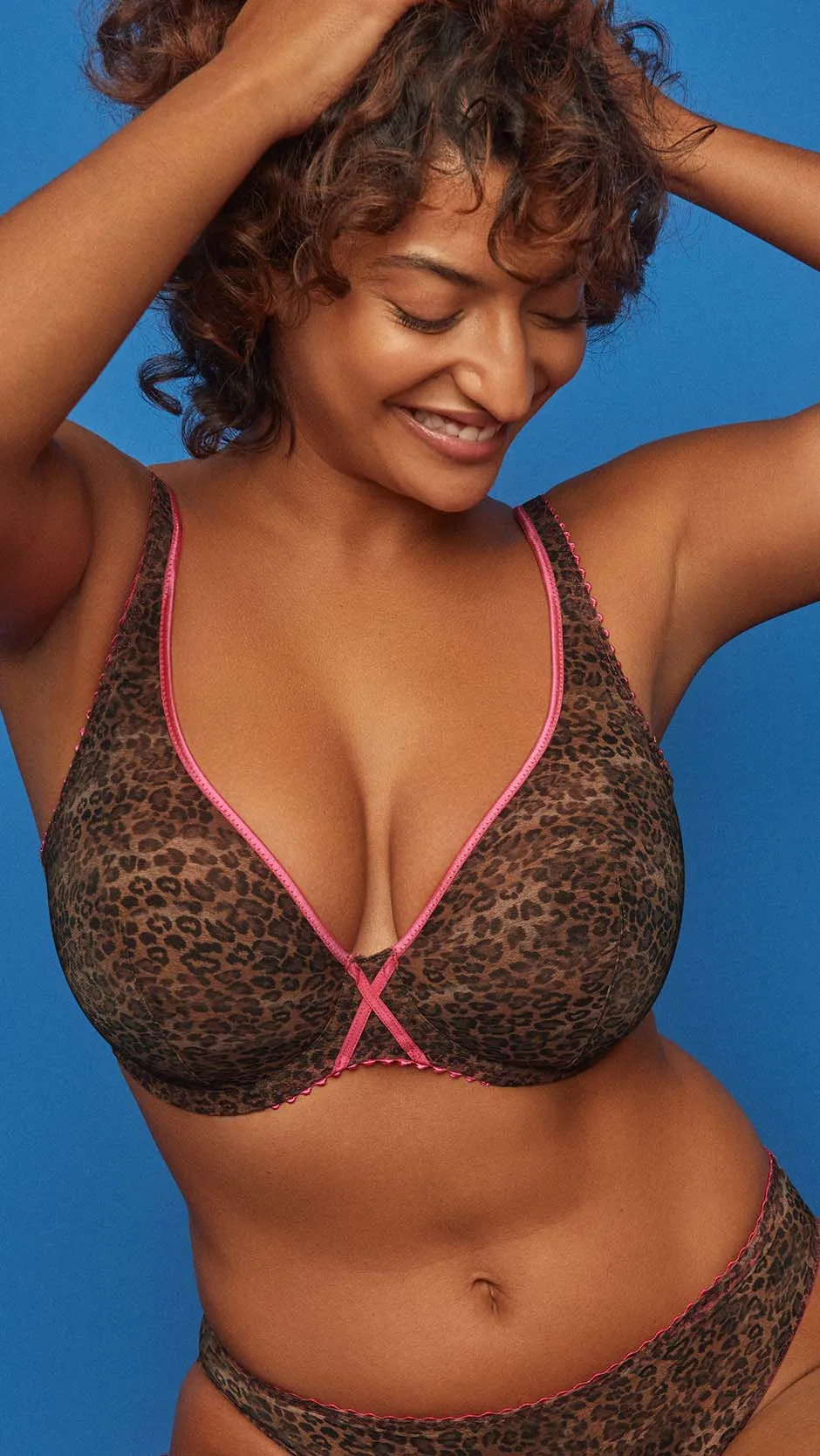 PrimaDonna Twist CAFE PLUME Cheetah full cup bra