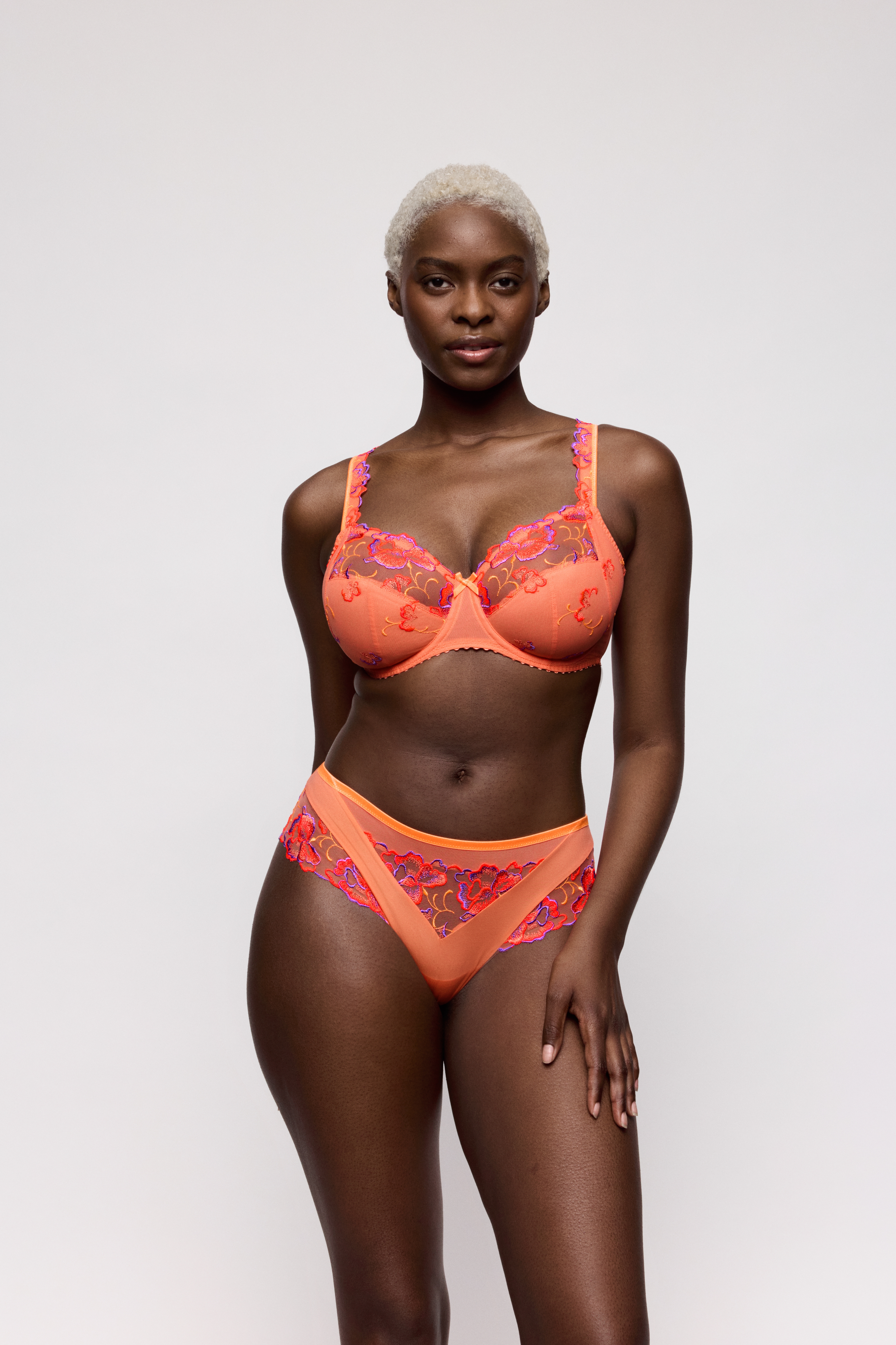 Soutien-Gorge Ensemble 5 Pièces Honey Birdette 'Madonna' - 34D - Noir - Neuf Sans Étiquettes
