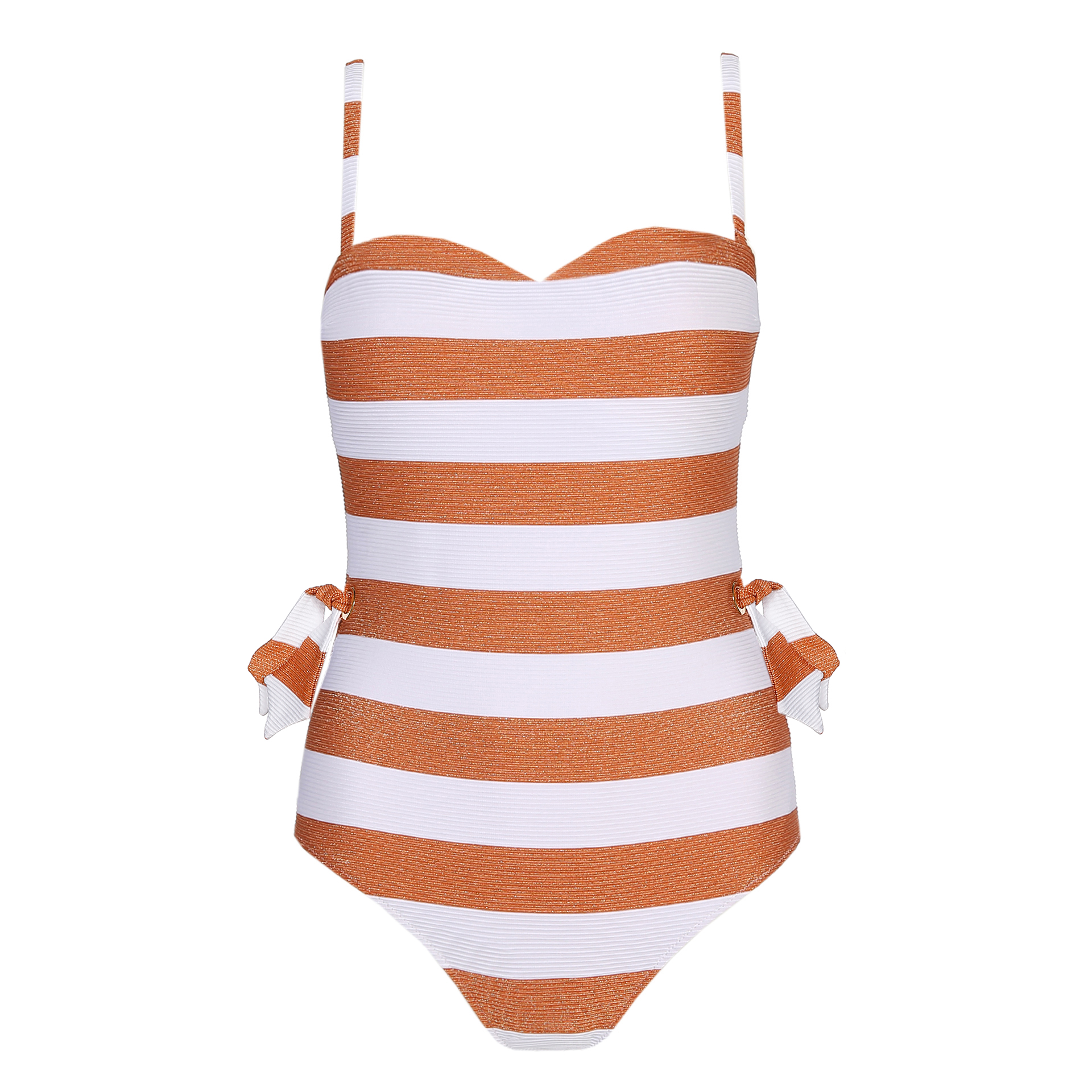 Marie Jo Swim FERNANDA Summer copper swimsuit strapless padded | Rigby ...