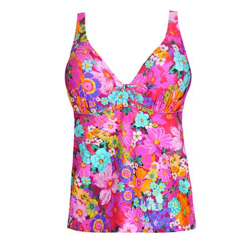 half padded plunge tankini