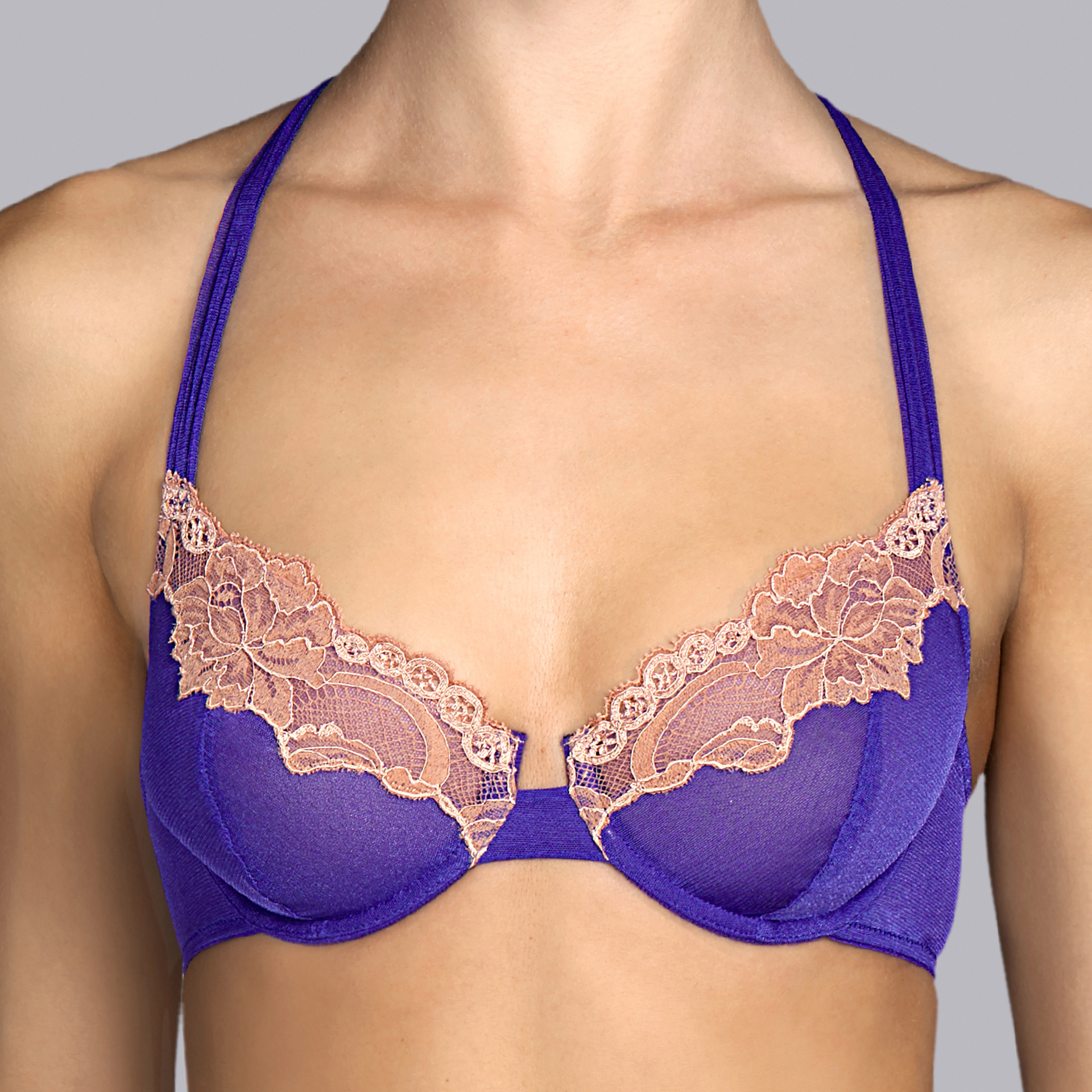 Andres Sarda EDEN deep purple full cup bra wireless