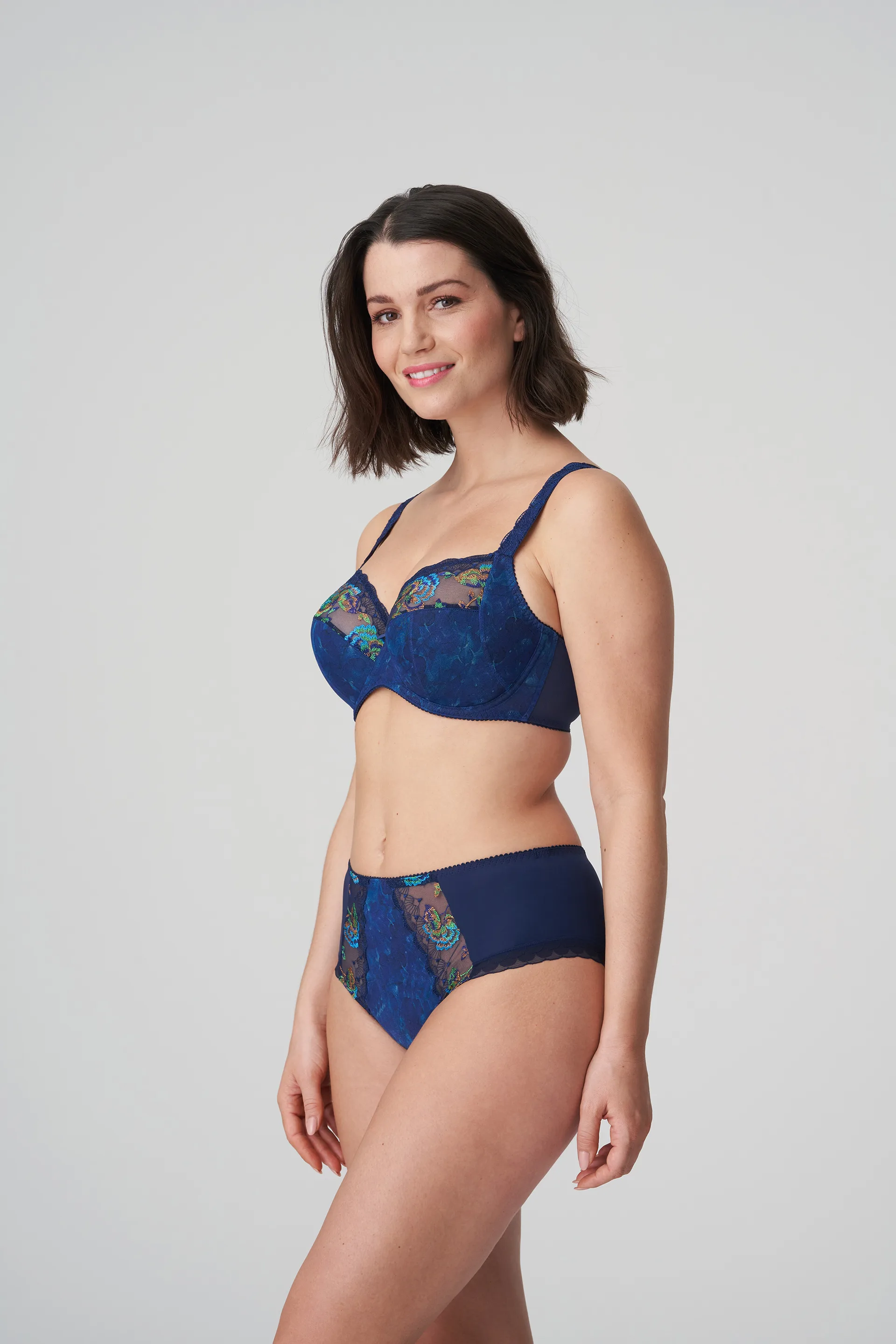 PrimaDonna PALACE GARDEN sapphire blue full cup bra