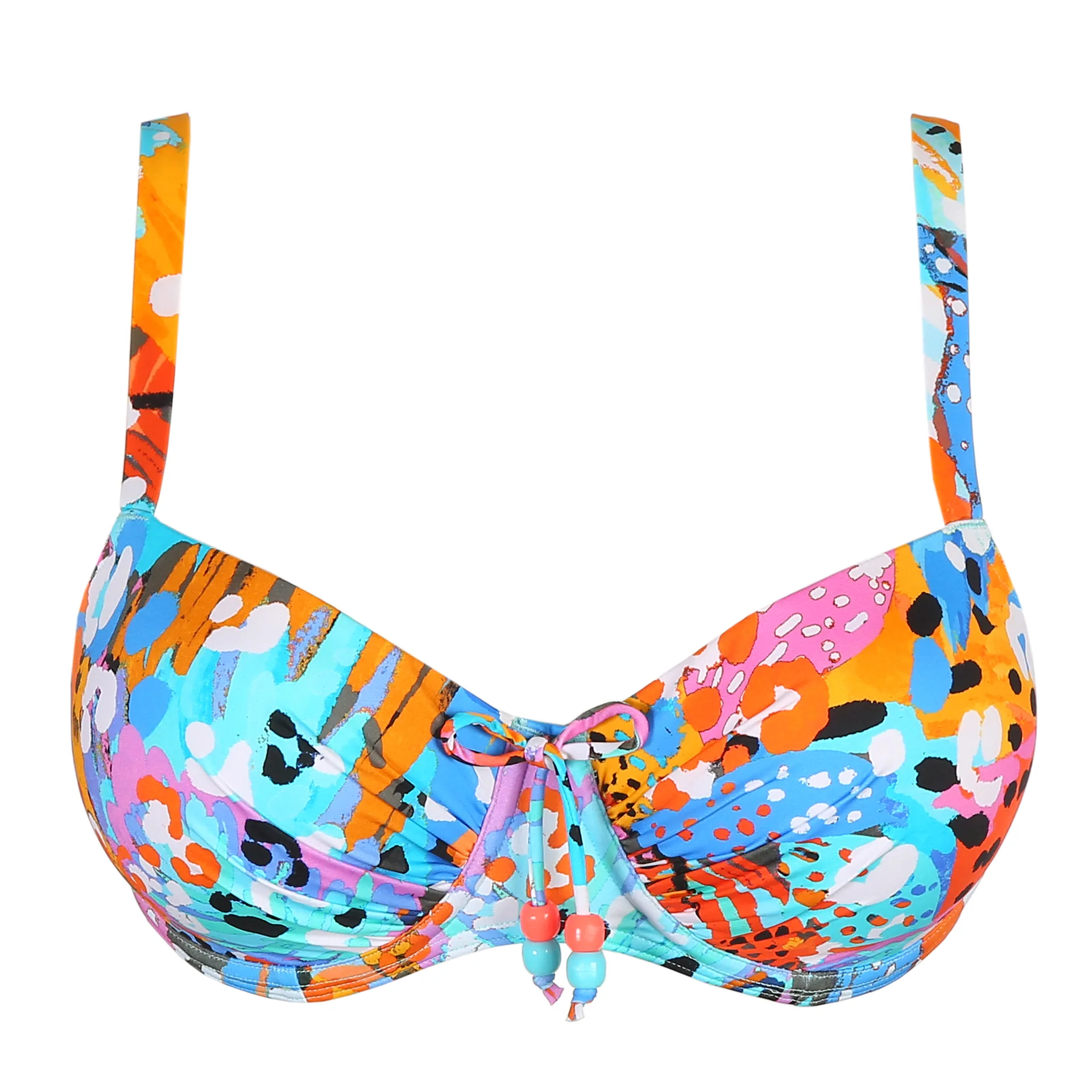 PrimaDonna Swim CARIBE funky vibe bikini top balcony padded