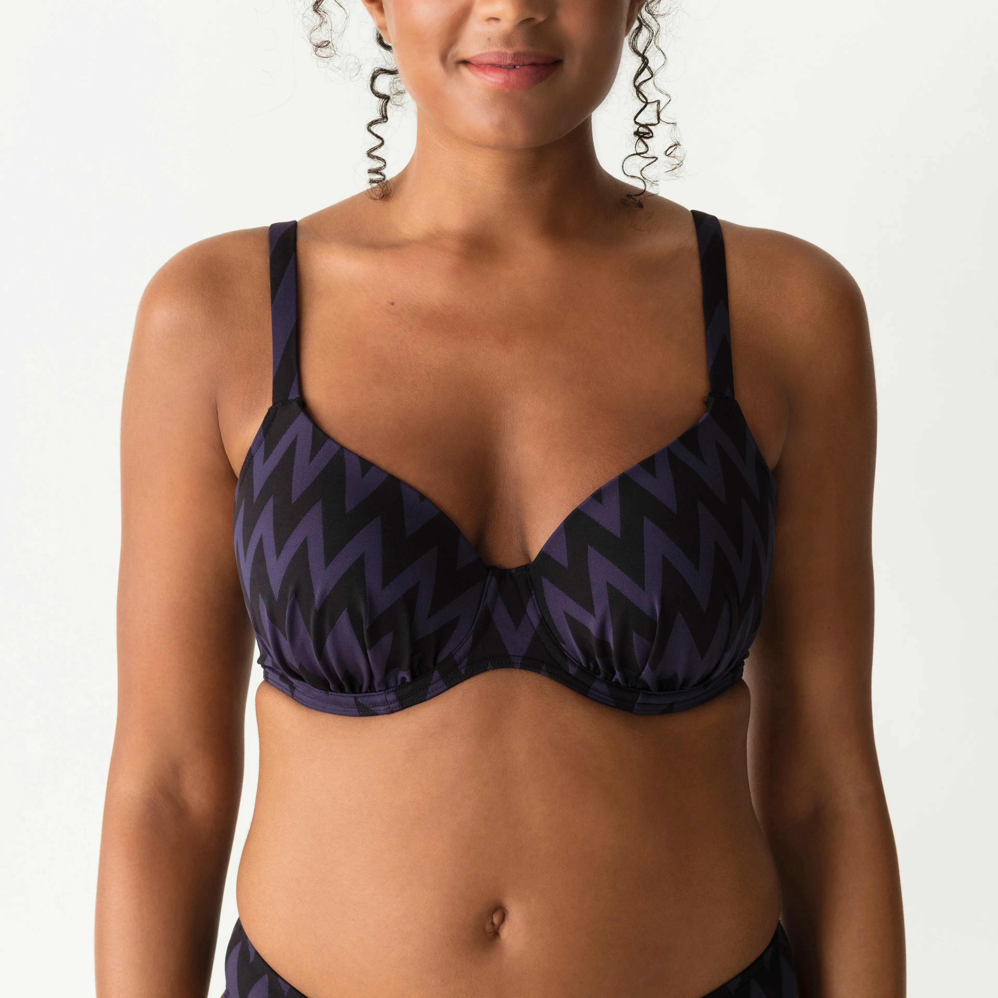 PrimaDonna Swim VENICE black bikini top full cup padded