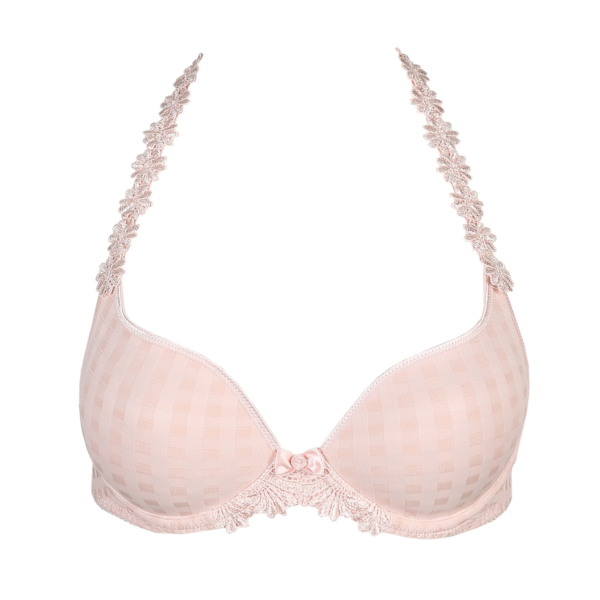 Marie Jo AVERO pearly pink padded bra heartshape