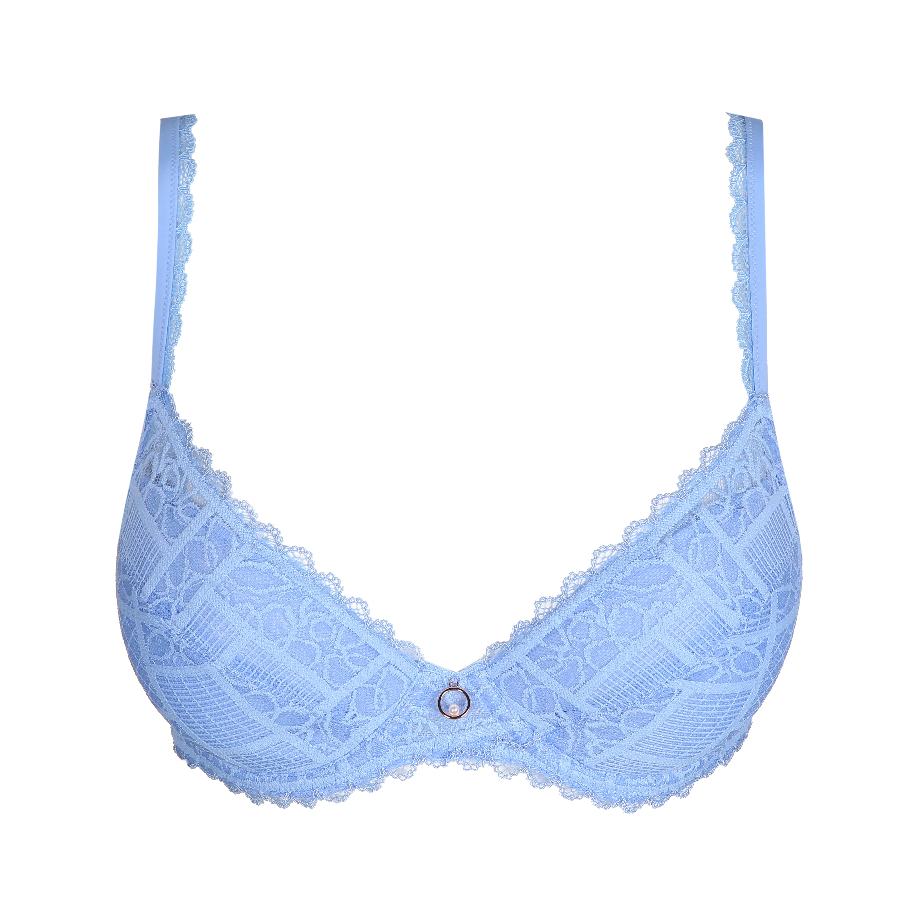  Ujicde Women Lace Push Up Bra,Soft Underwire Padded Add Cups  Lift Up Everyday Bra (Color : Blue Skin, Size : (36) 36B) : Clothing, Shoes  & Jewelry