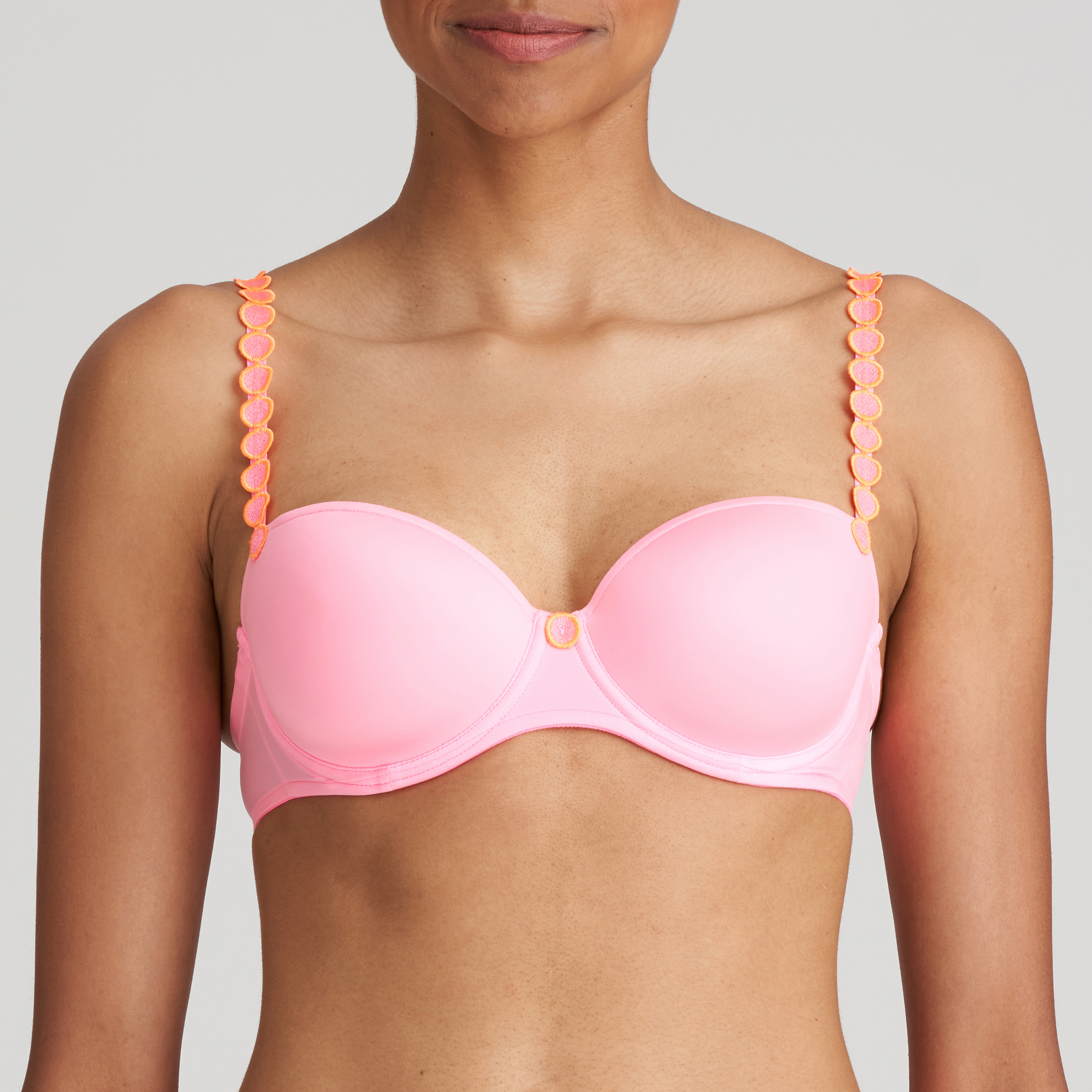 AND/OR Bailey Full Support Non Padded Underwired Balcony Bra, Fuchsia Pink,  32F