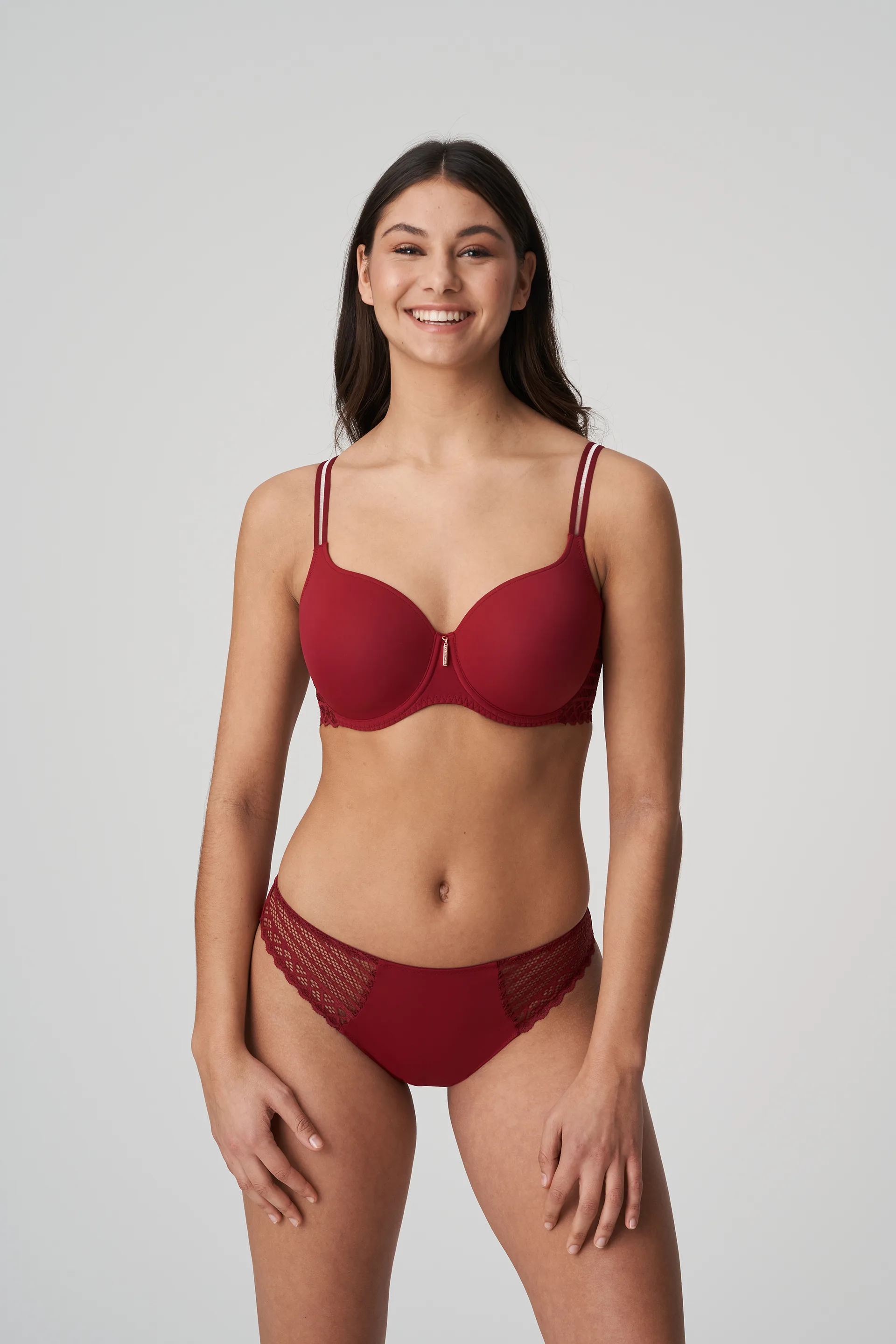 Prima Donna Twist East End Padded Bra Heart Shaped 0241932 Red Boudoir
