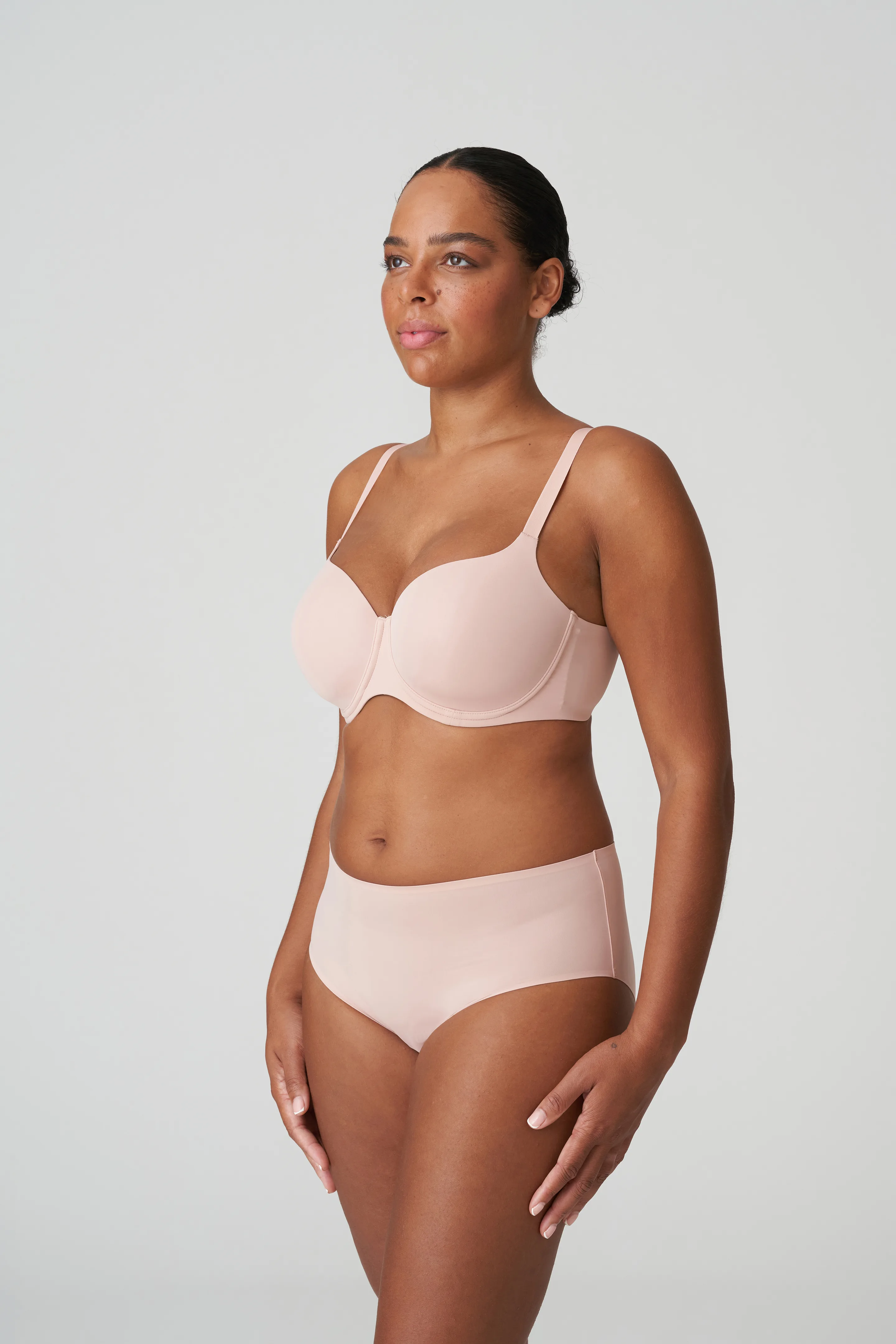 Buy online Peach Net Bikini Panty from lingerie for Women by Madam