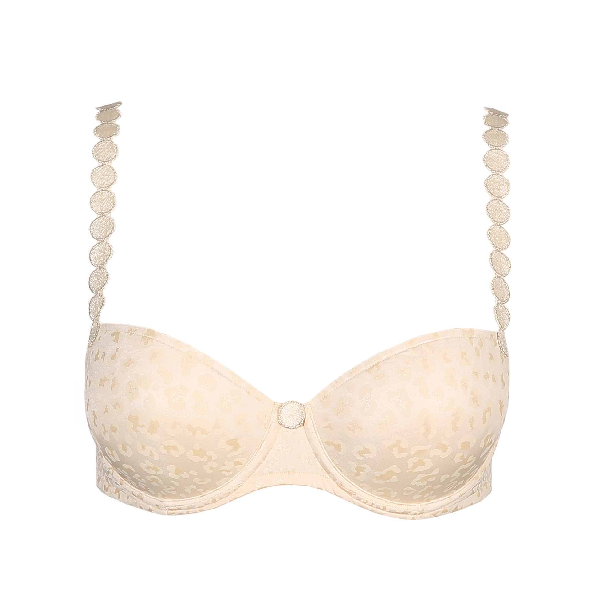 Marie Jo CHEN Pearled Ivory padded balcony bra