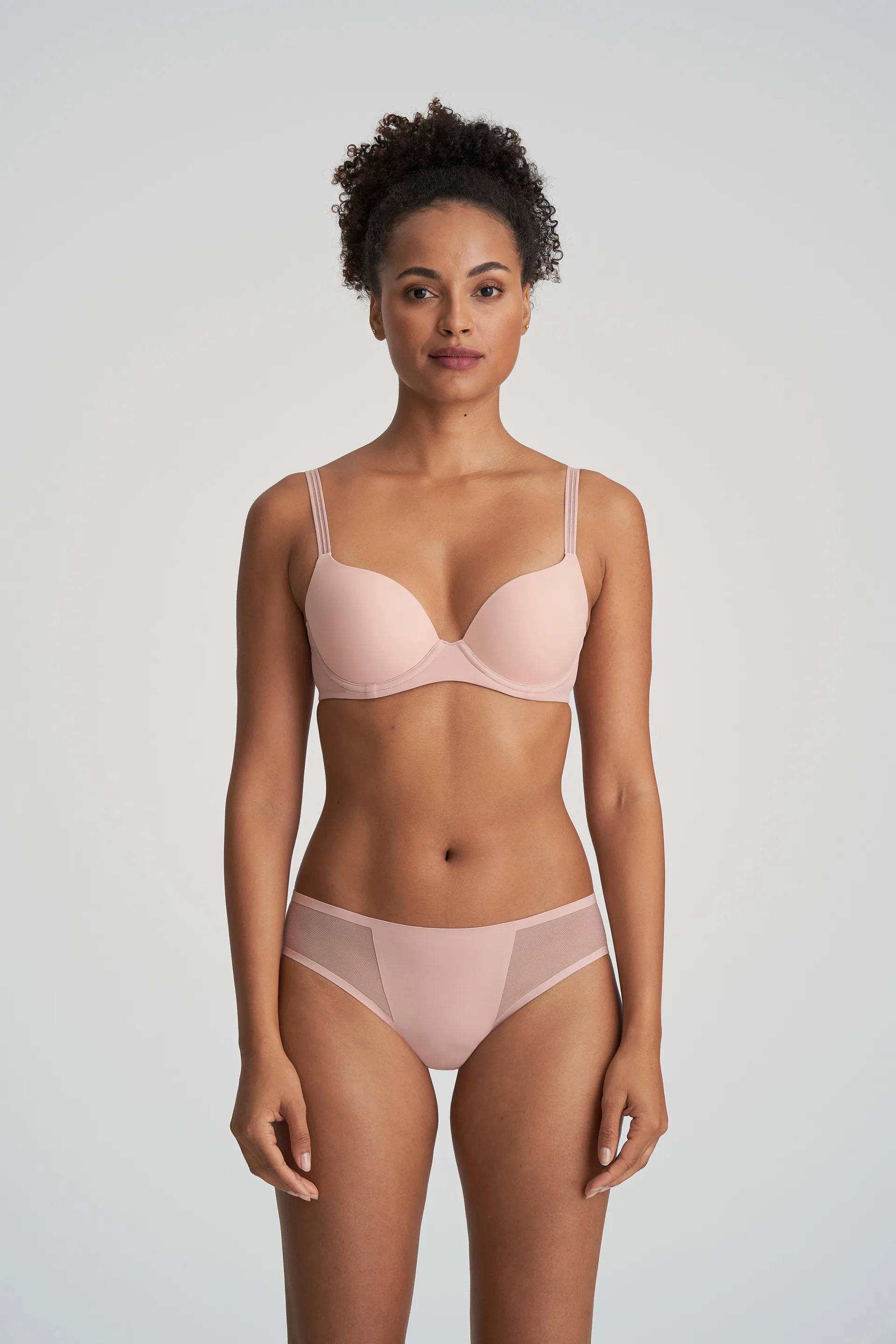 Marie Jo LOUIE Powder Rose padded balcony bra