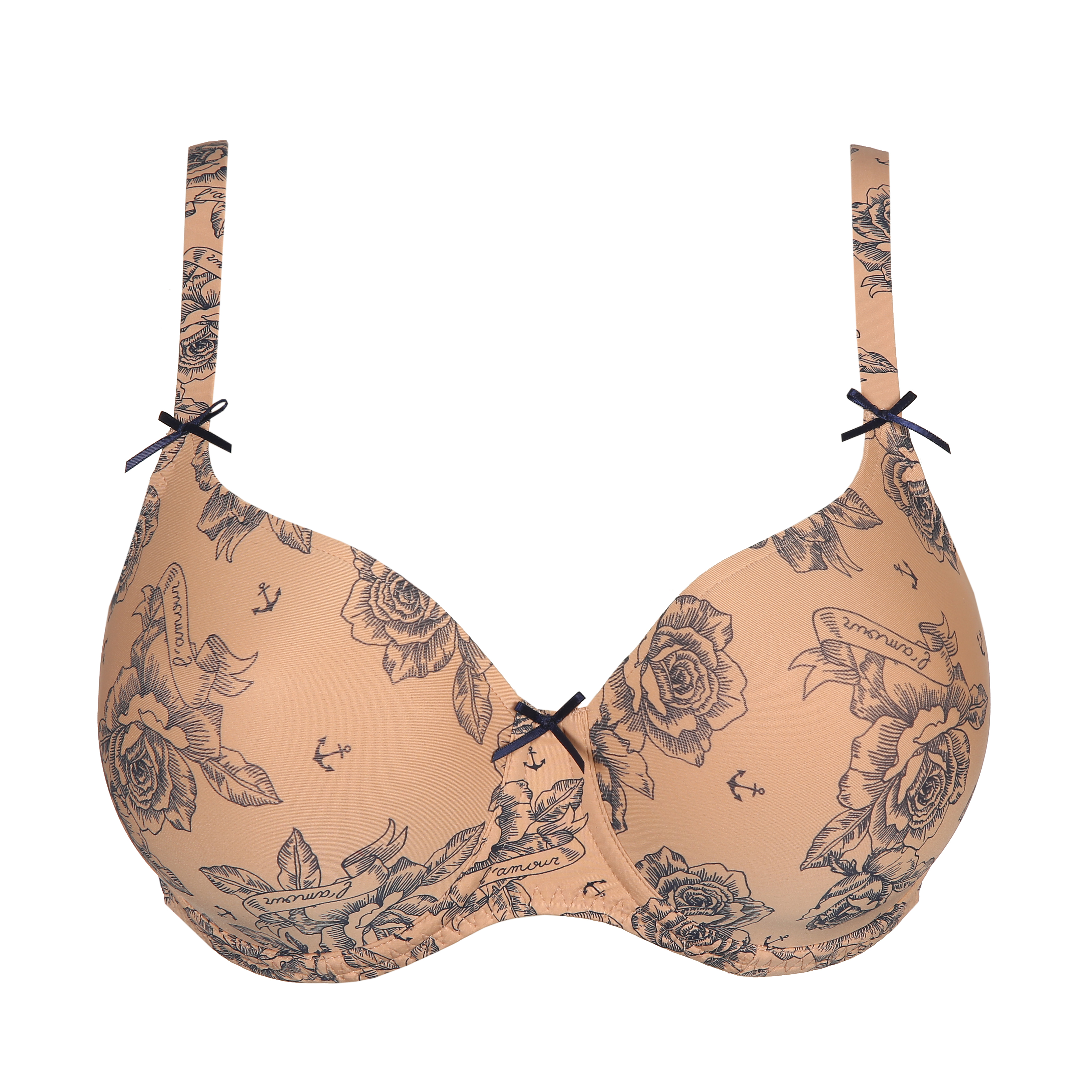 PrimaDonna Twist MATAMA light tan padded bra heartshape